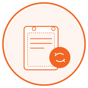 Icon of a clipboard with a checkmark indicating a completed task or approval.