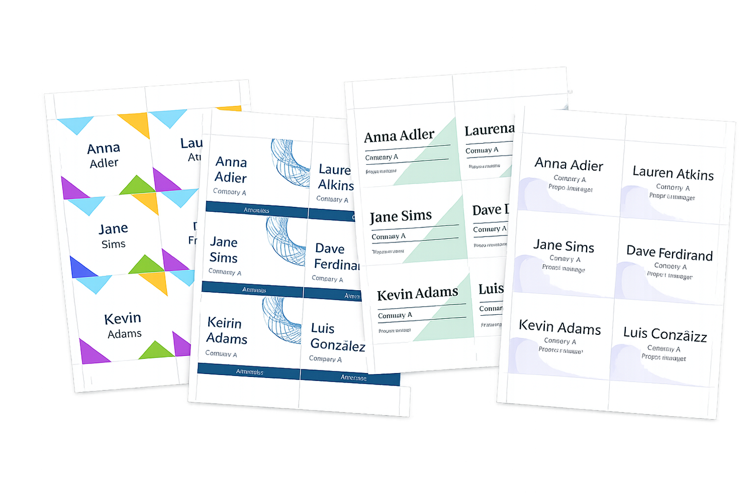 Name Tag Templates | Create Your Name Tags Today