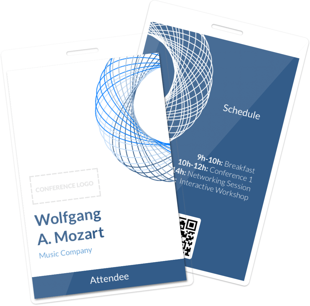 Impress Your Upcoming Event Guests With These 4 Name Badge Templates ...