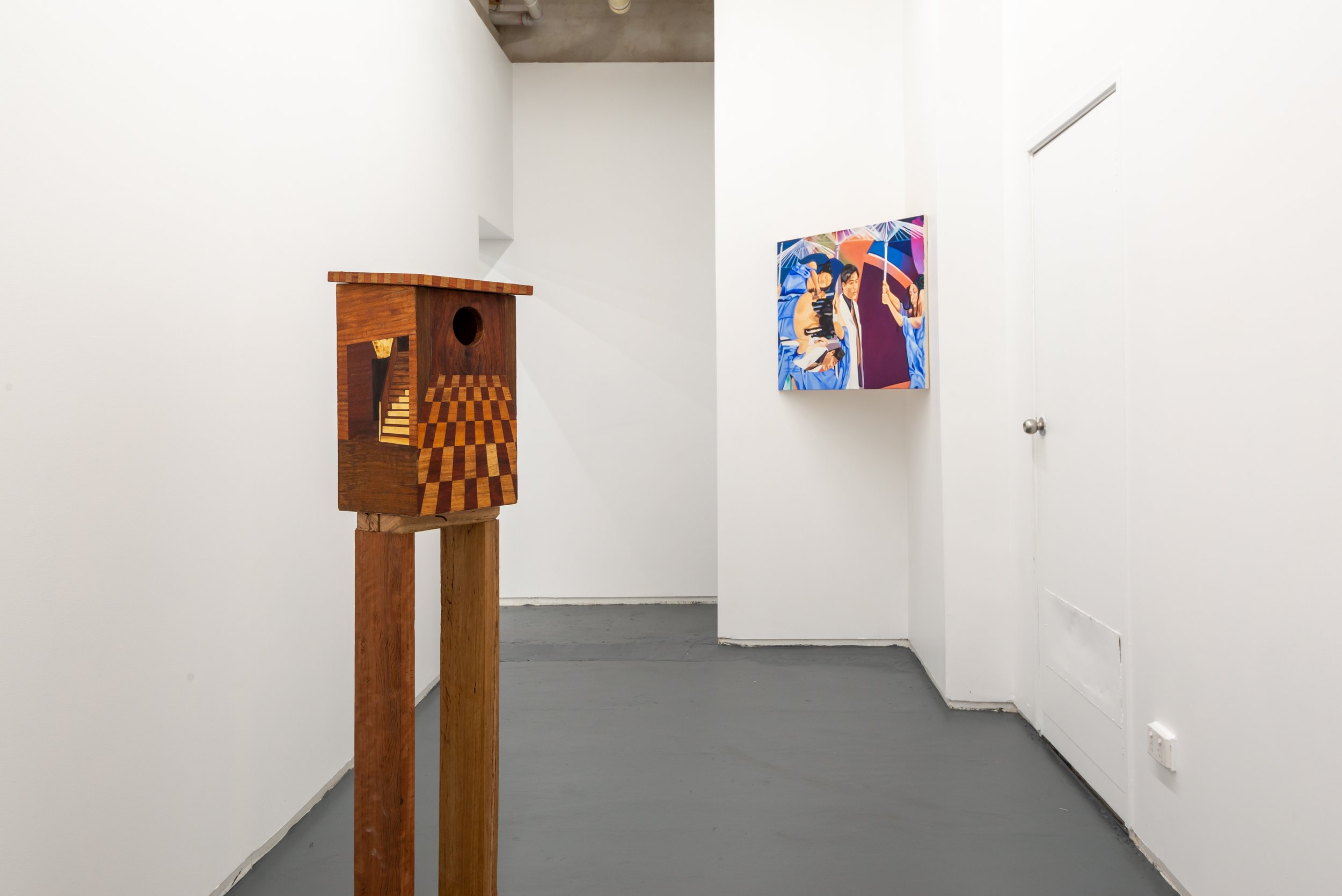 Installation view.  
Documentation by Sebastian Kainey.