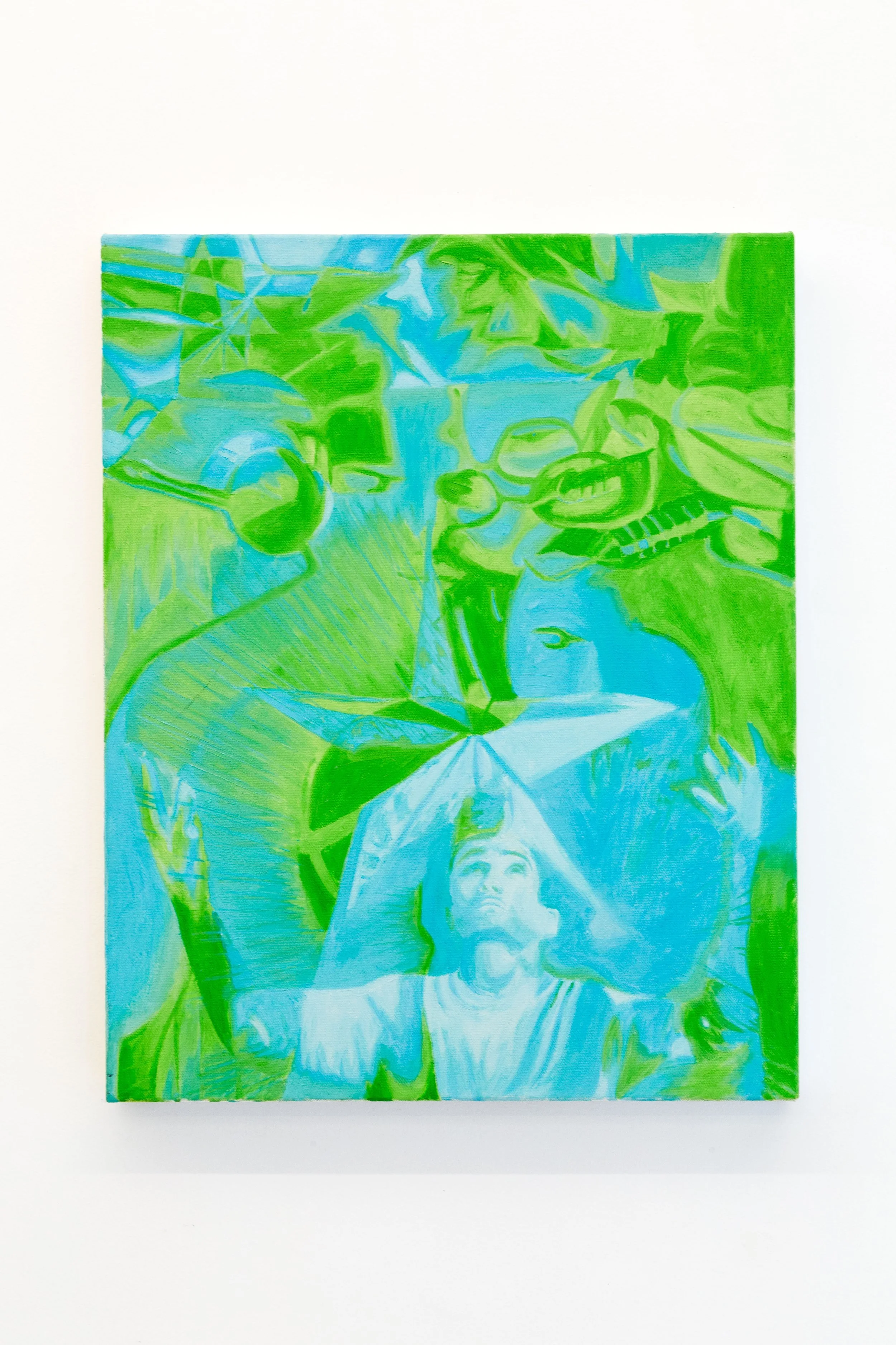 'This is the skin of a killer, Mummy'
2021. Oil on canvas. 50 x 40 cm. Documentation by Panisa Ongwat.