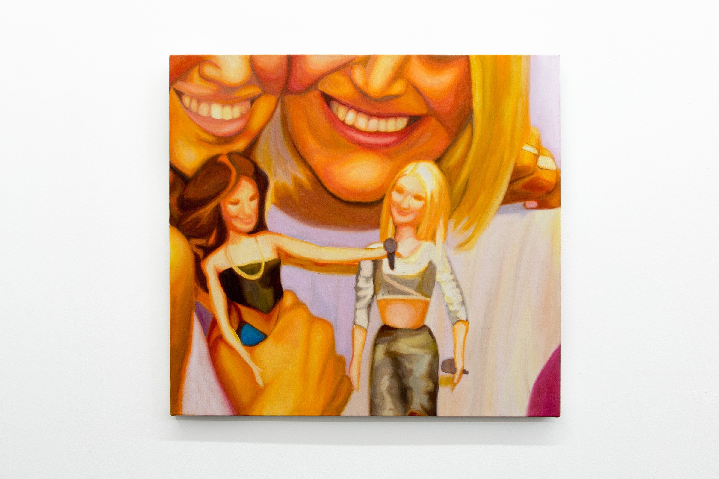  Spirited, Striking, Successful, Stylish, Sexy, Strong and Seven   
2023.  
Oil on canvas.  
60 x 65 cm.  
Documentation by Panisa Ongwat.