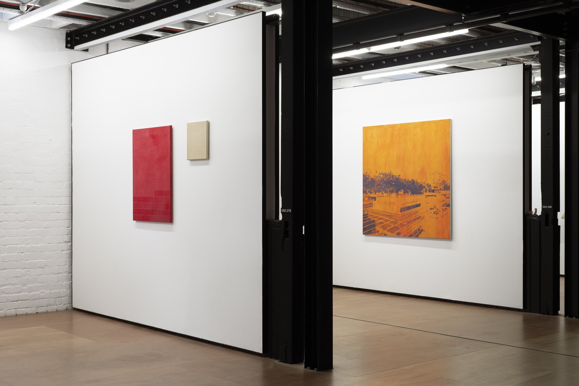Installation view.  
Documentation by Lucy Foster.
