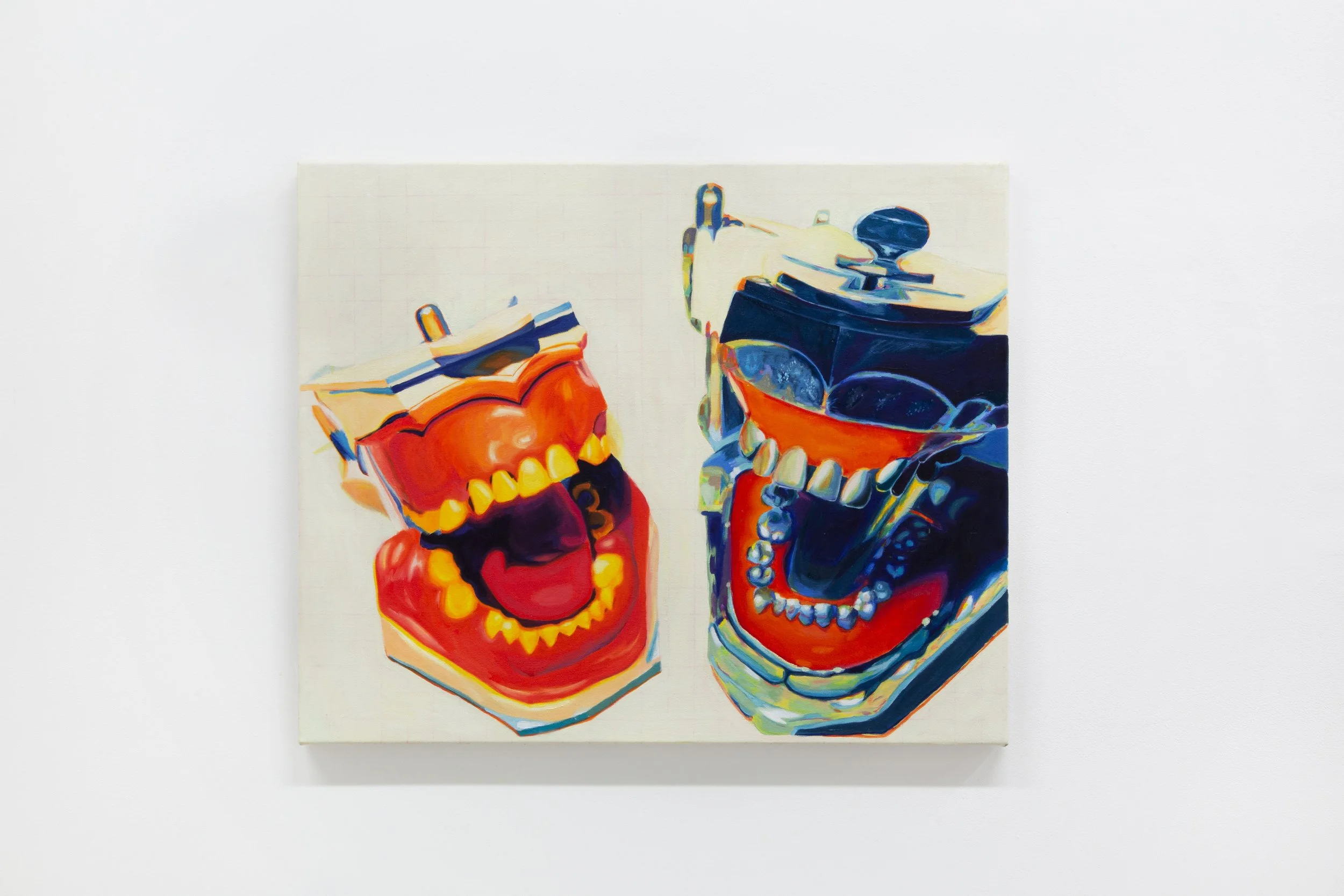  hahahahaha   
2023.  
Oil on canvas.  
56 x 70 cm.  
Documentation by Panisa Ongwat.