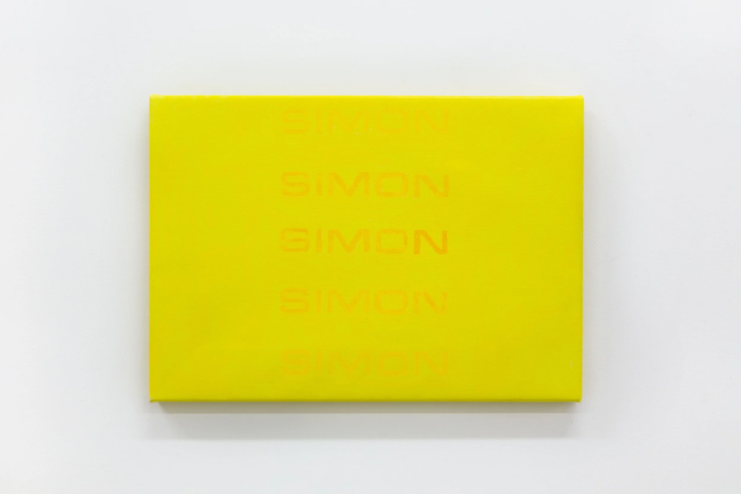  5imons   
2023.  
Oil on canvas.   
36 x 51 cm.  
Documentation by Panisa Ongwat.