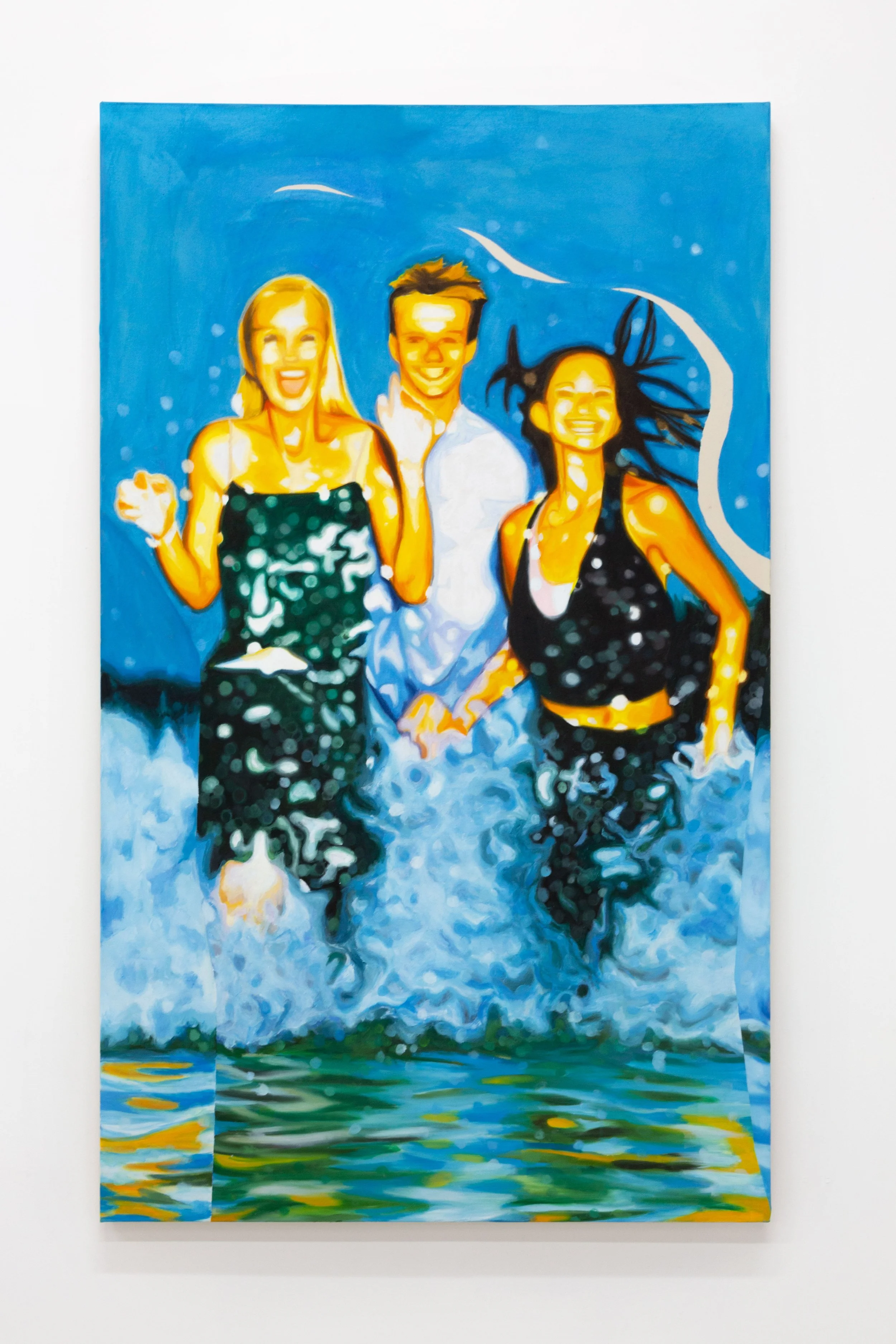  S Club by S Club (formerly known as S Club 7)   
2023.  
Oil on canvas.  
152 x 91 cm.  
Documentation by Panisa Ongwat.