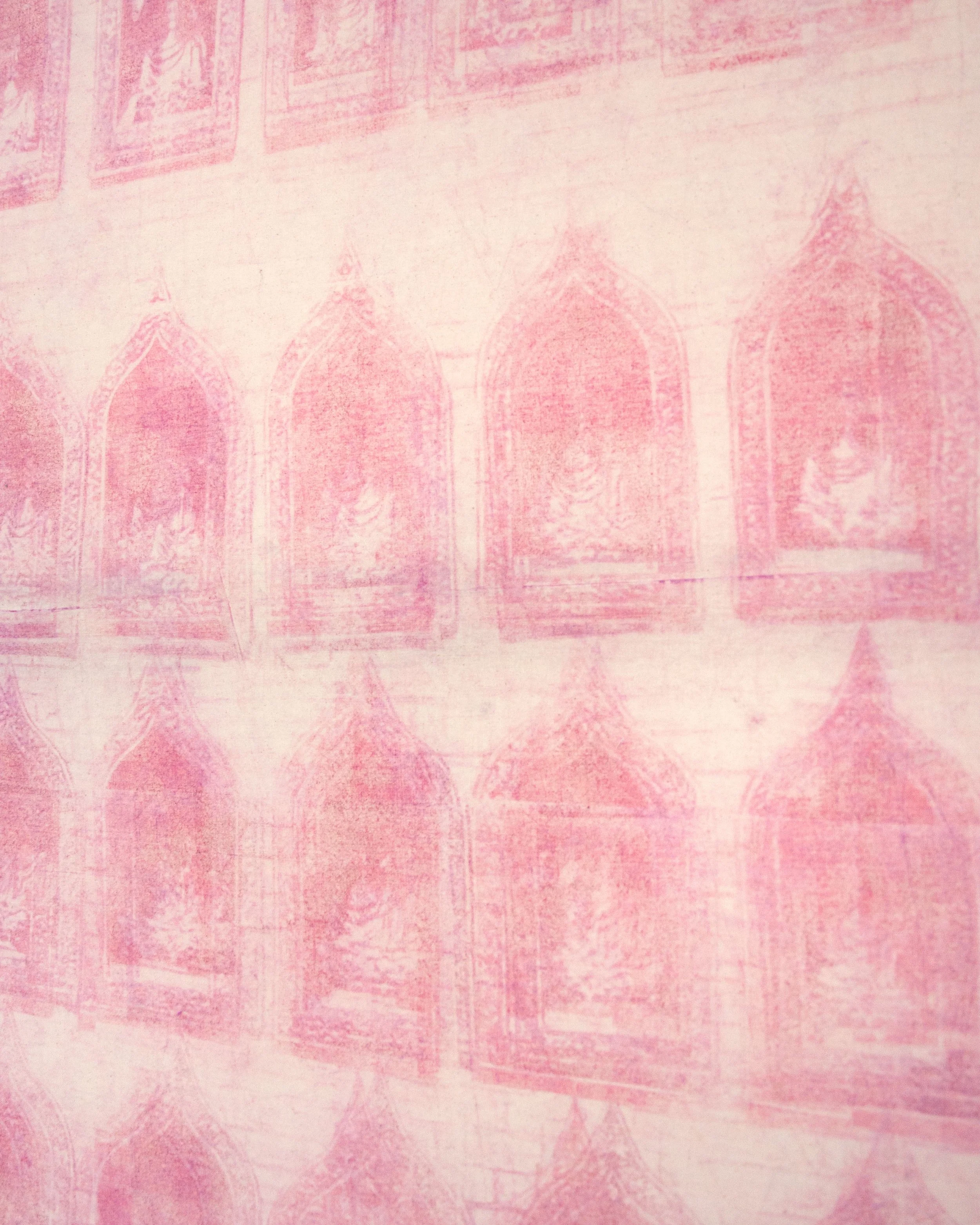 Detail of  A Wall of Exotic Figures .