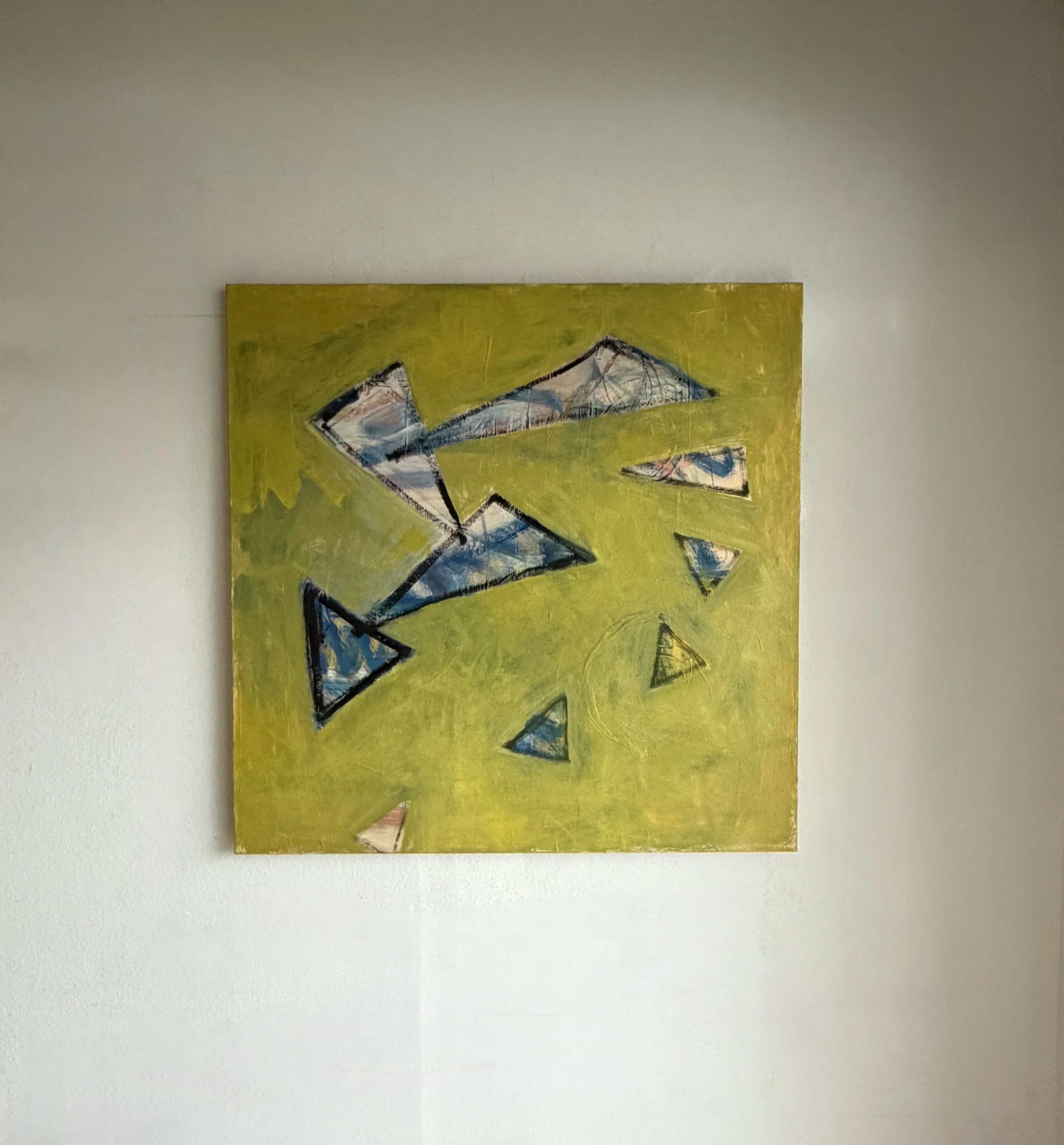 Spring Fling, 2026. Oil and Oil Bar on Gallery Wrapped Canvas-36"x36"