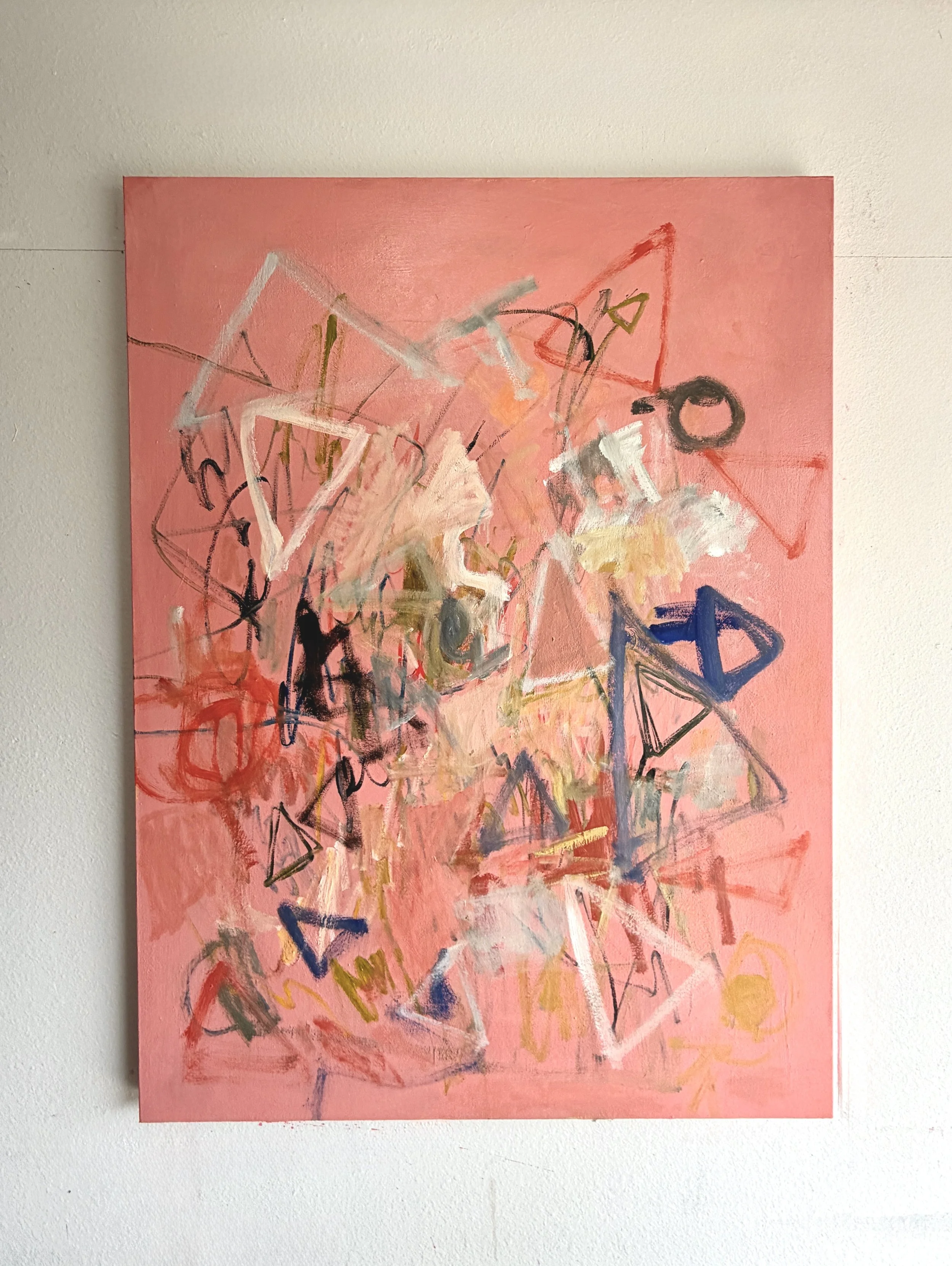 Love And Light, 2026. Oil and Oil Bar-36"x48"