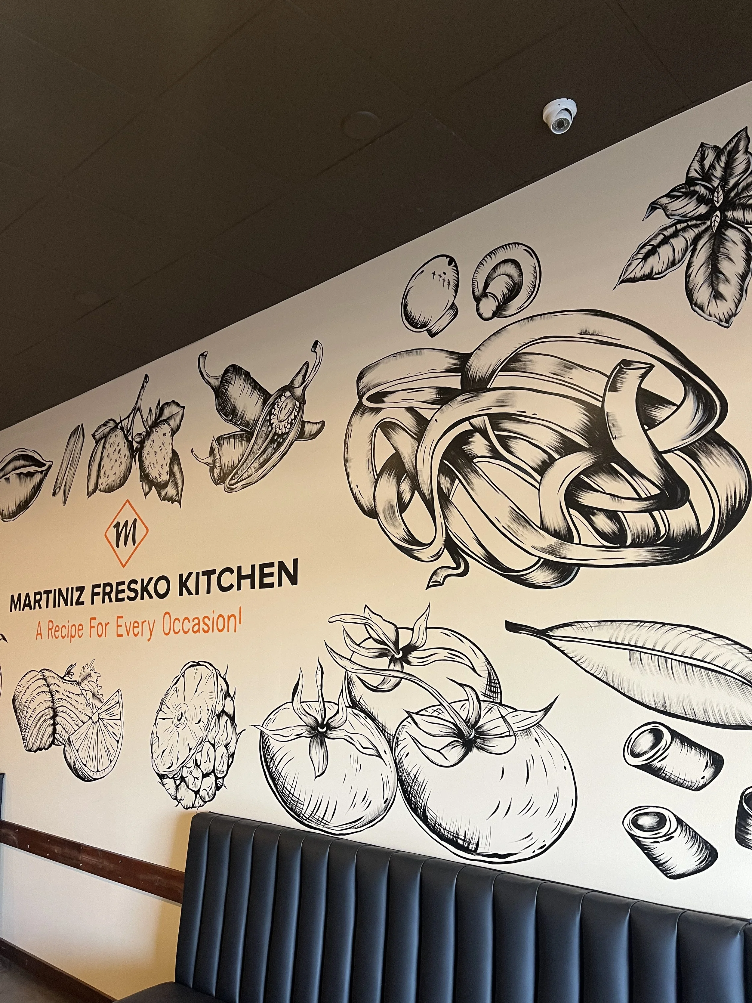 Martiniz Fresko Kitchen Mural 
Norco, Ca 