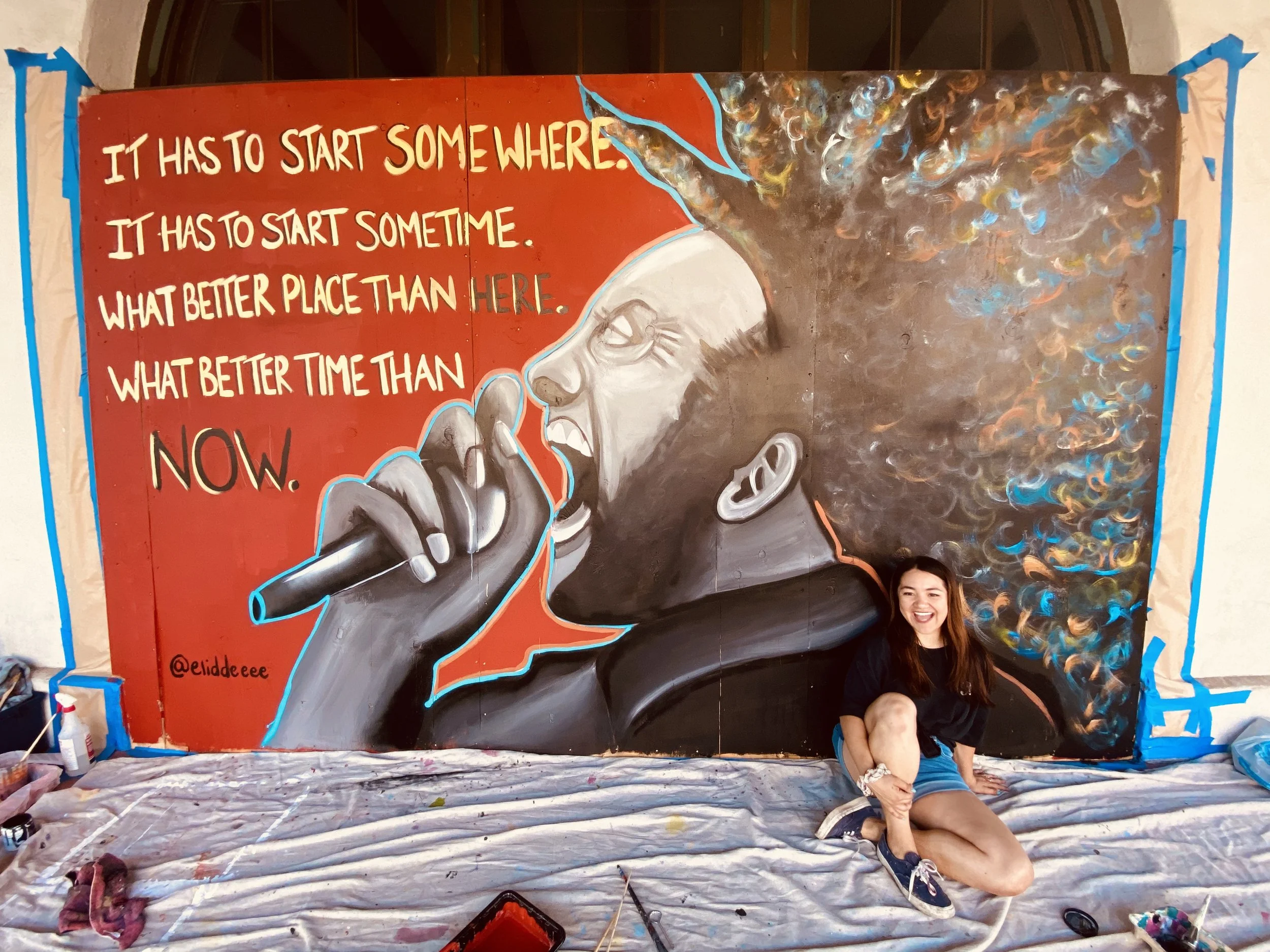 “Rage” Mural 
Fox Theatre 
Riverside, Ca