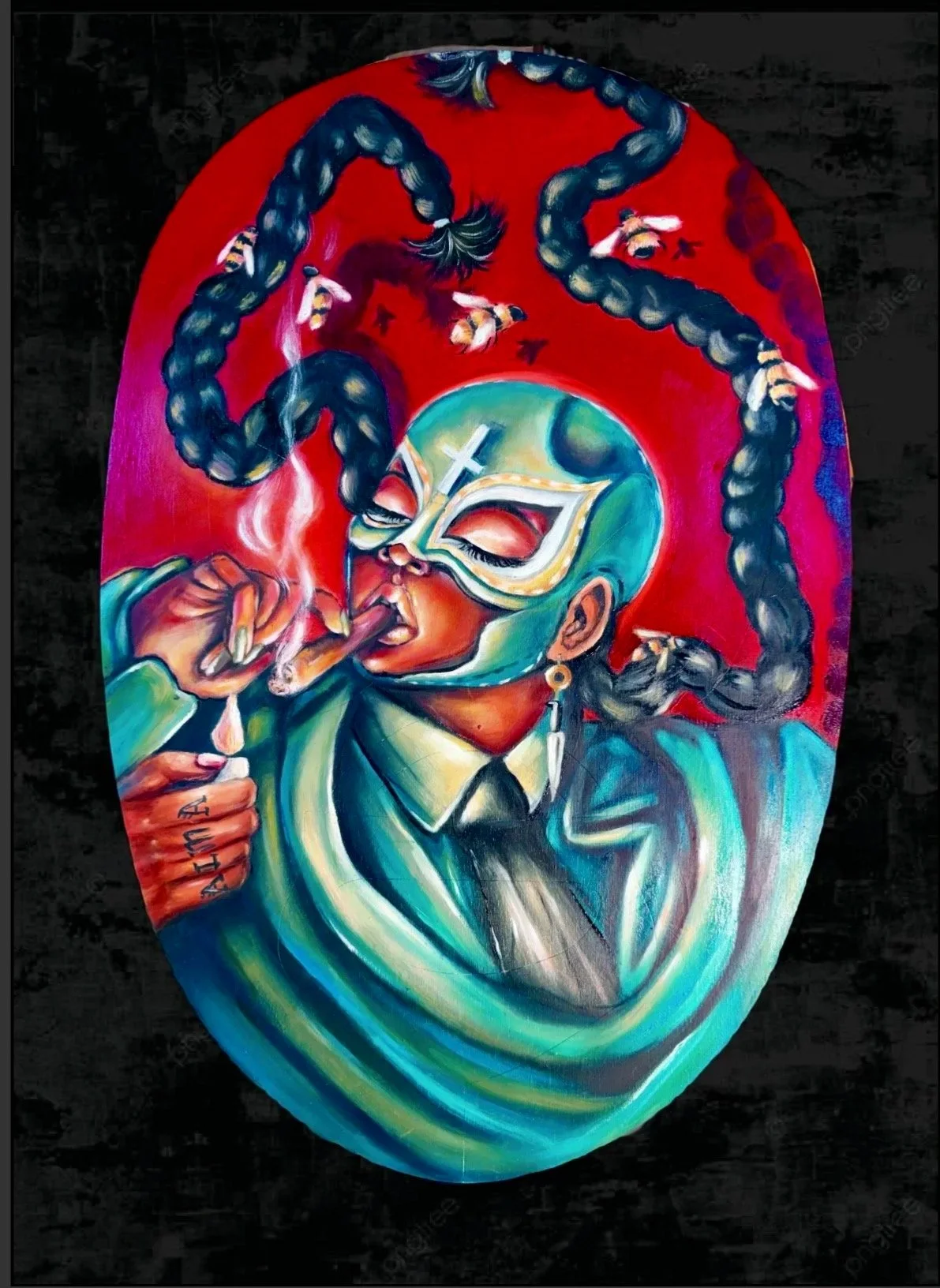 ‘QUIET STORM”  Oil on wood panel 
