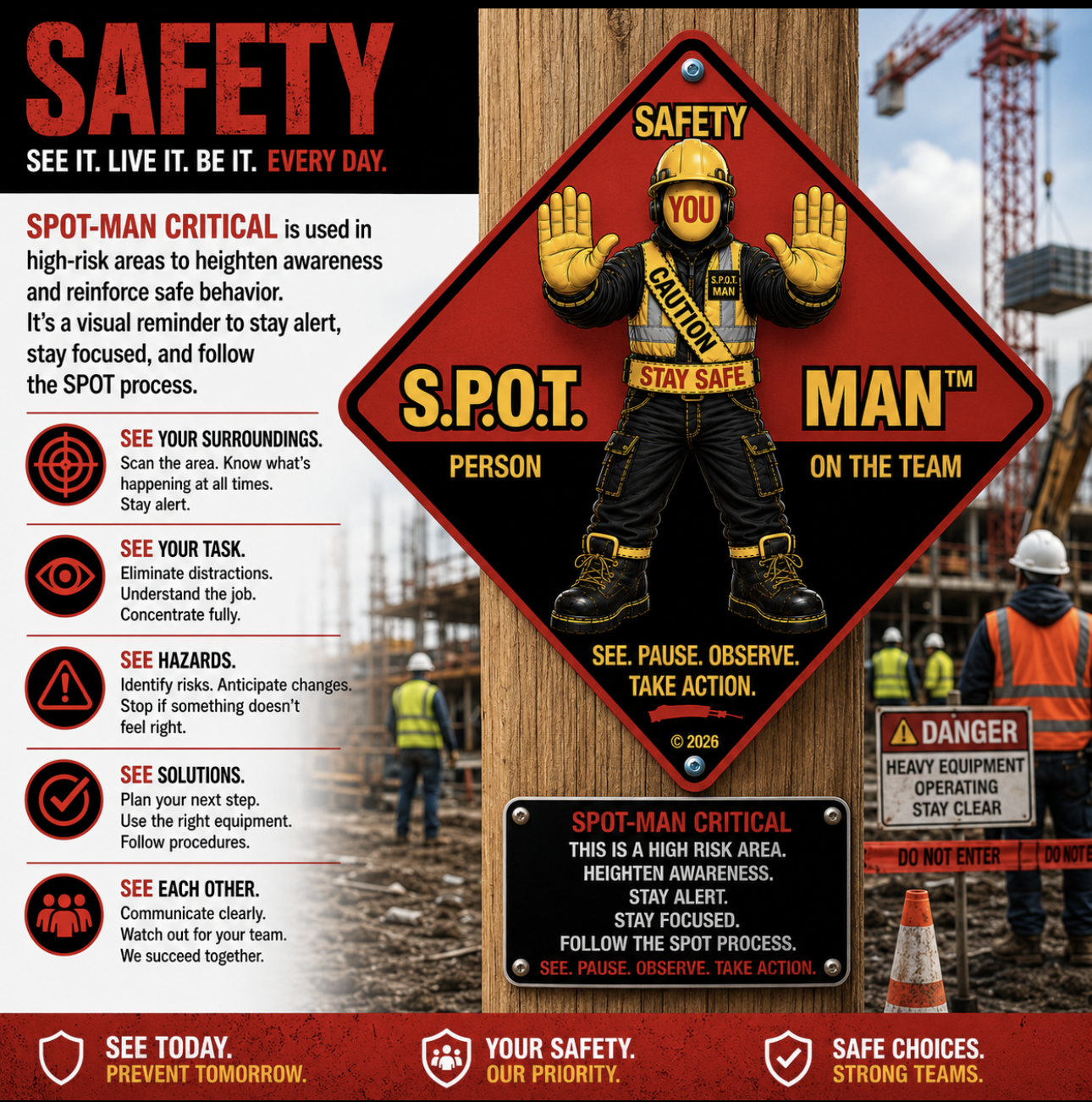 SPOT-MAN Critical Safety Sign