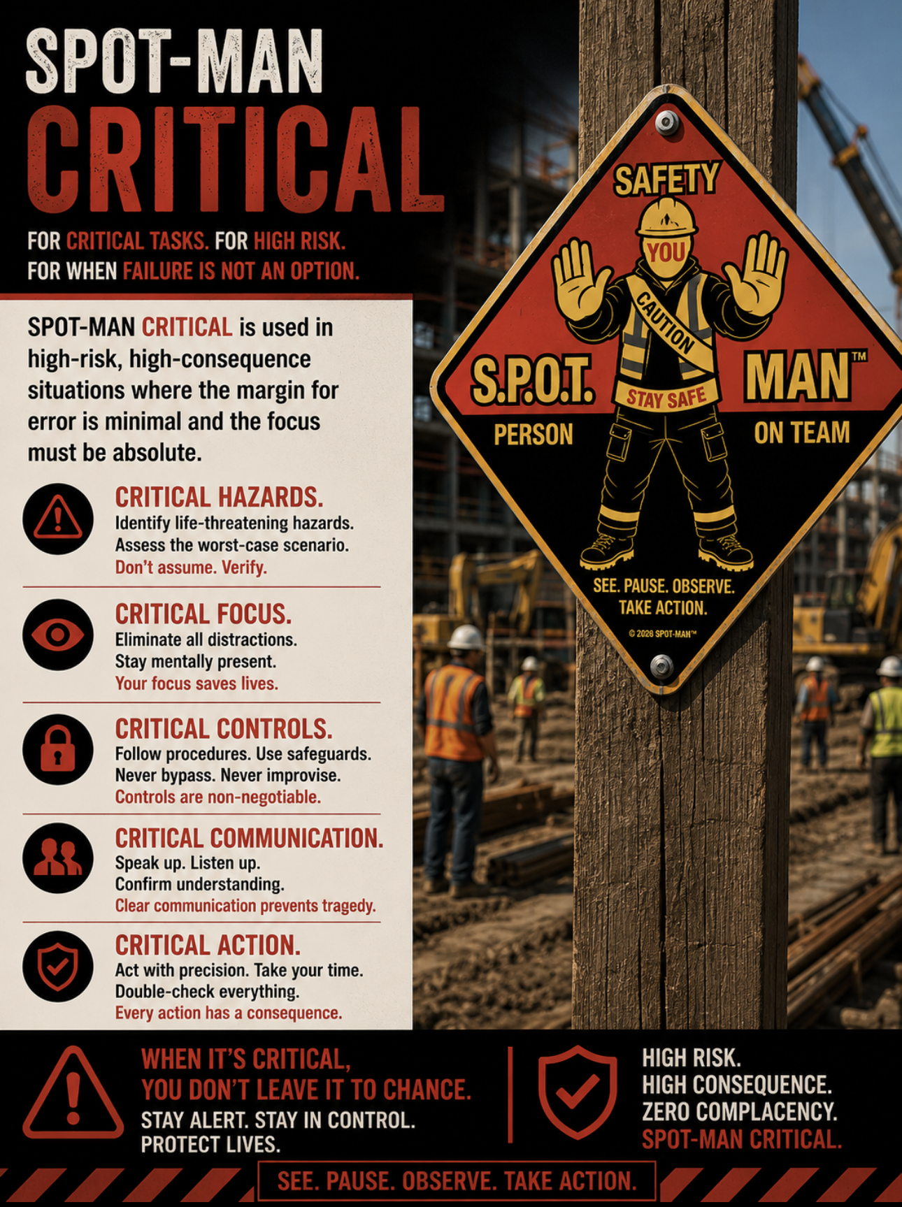 SPOT-MAN Critical Safety Sign