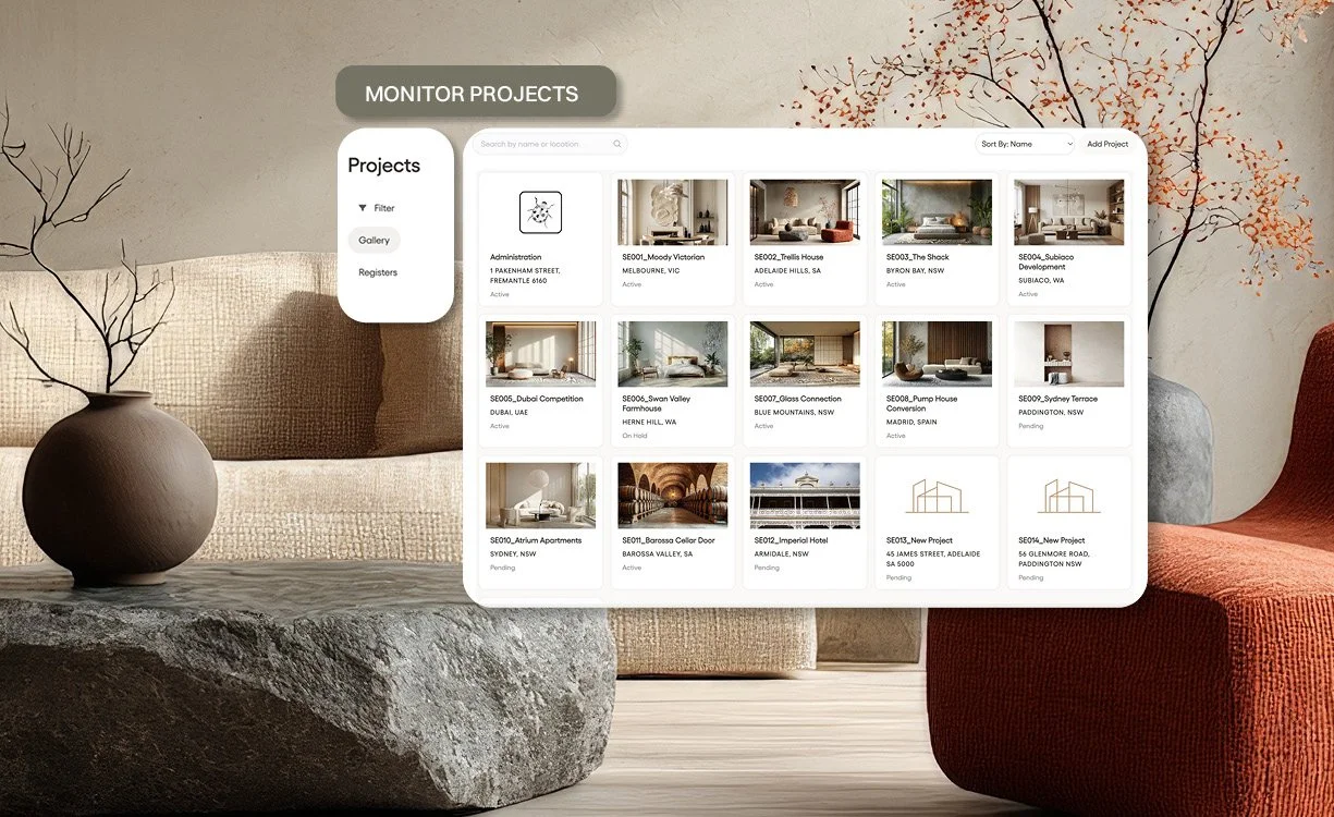 Studio Manager - Monitor Projects - design studio project tracking dashboard