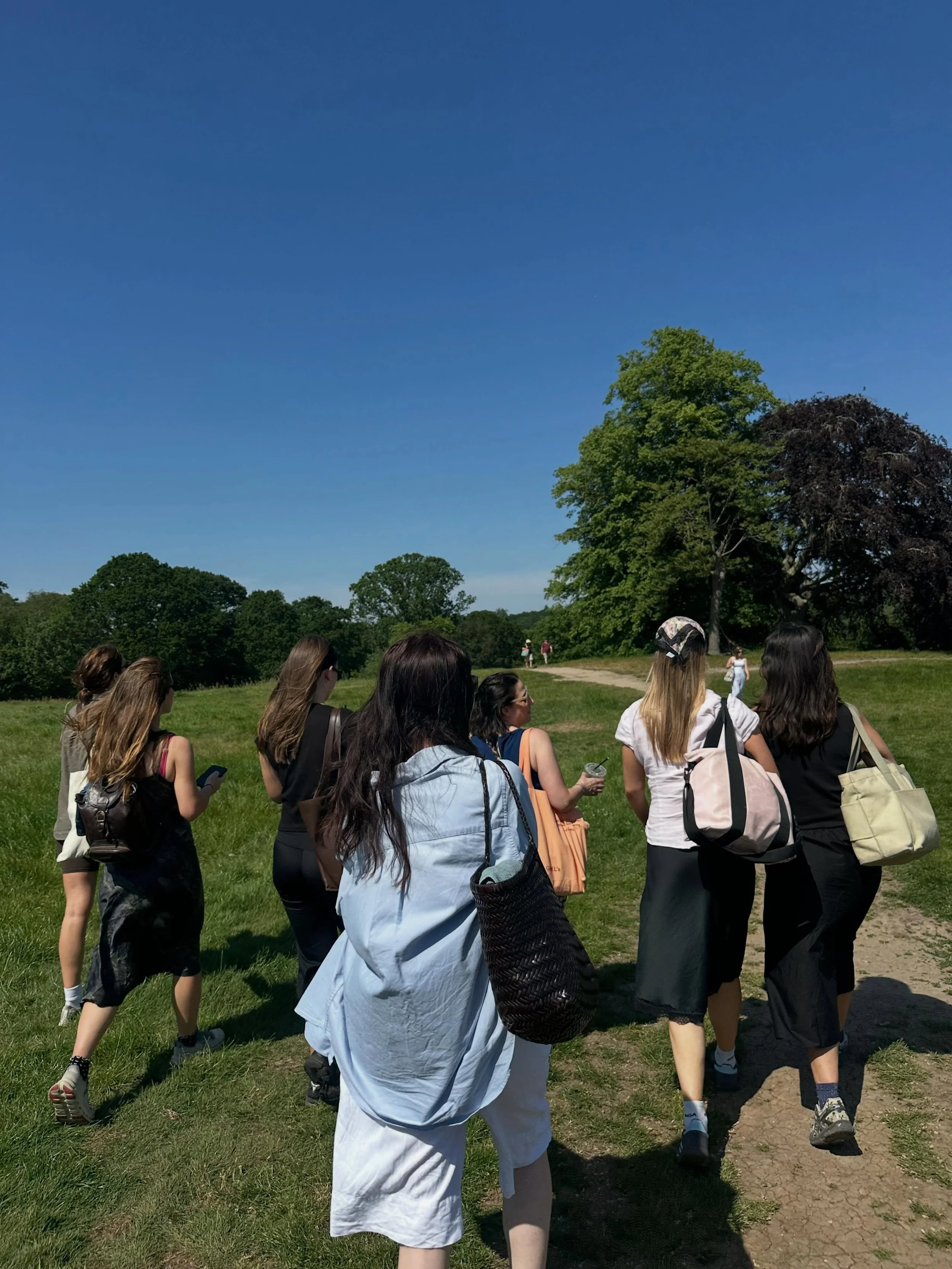 This week, we swapped desks and deadlines for an afternoon at the Ladies&rsquo; Pond in Hampstead Heath - a little reminder of the importance of slowing down together.

Coffee from WatchHouse in hand, we spent the afternoon swimming, sunbathing and c