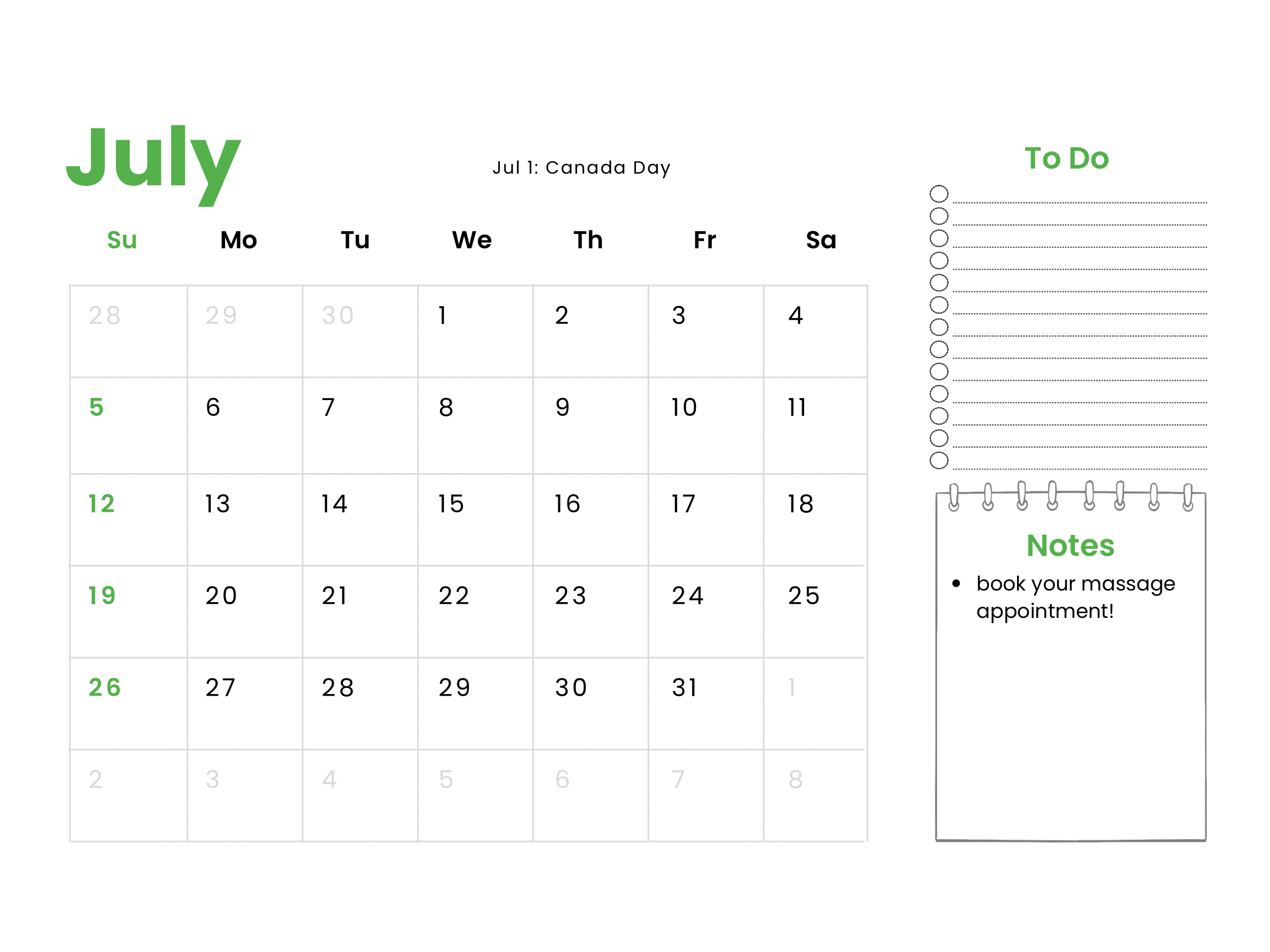 NEW SIZE Physio Rehab Group 2026 Calendar - DEC25 by Tiana (8 x 6 in) - July Calendar.png