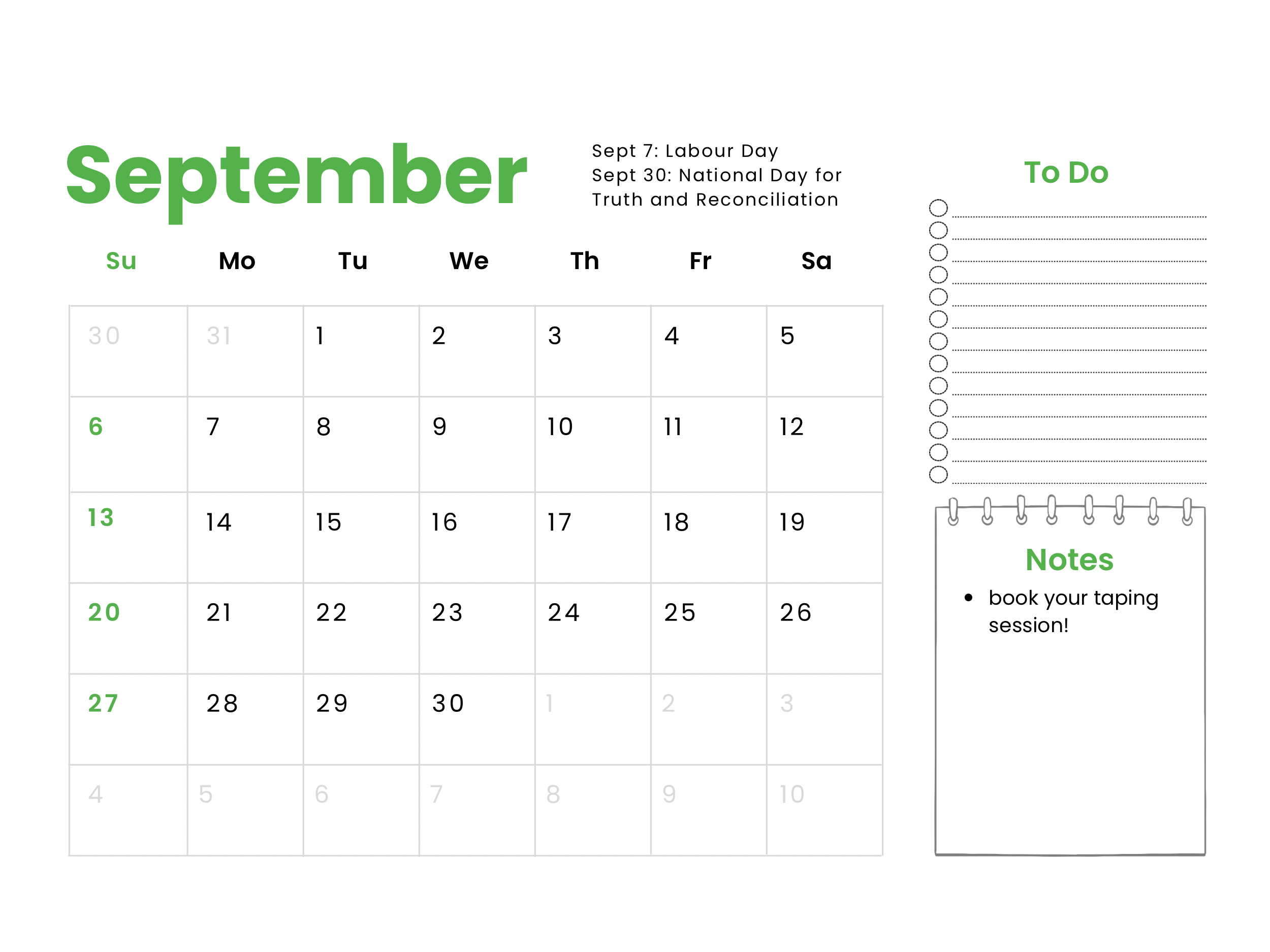 NEW SIZE Physio Rehab Group 2026 Calendar - DEC25 by Tiana (8 x 6 in) - September Calendar.png