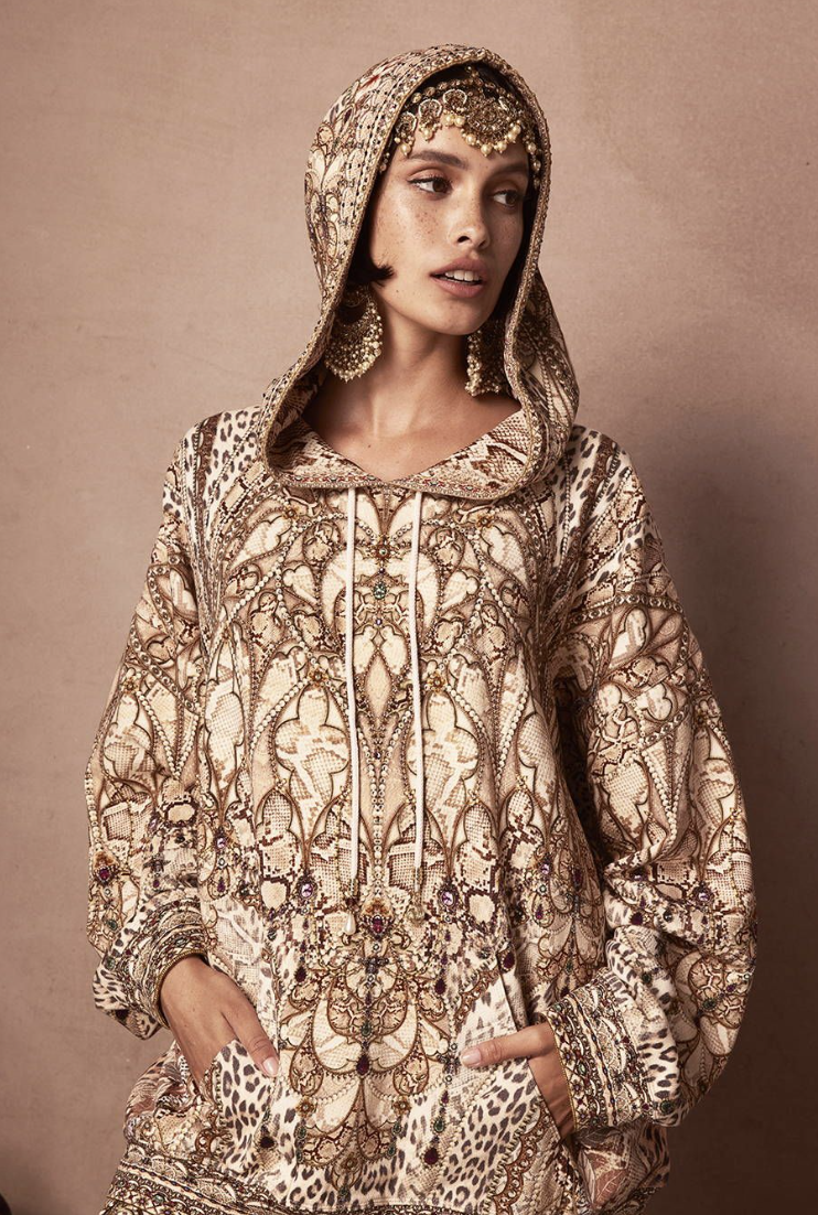 Camilla Oversized Boyfriend Hoodie- All is Nouveau Print