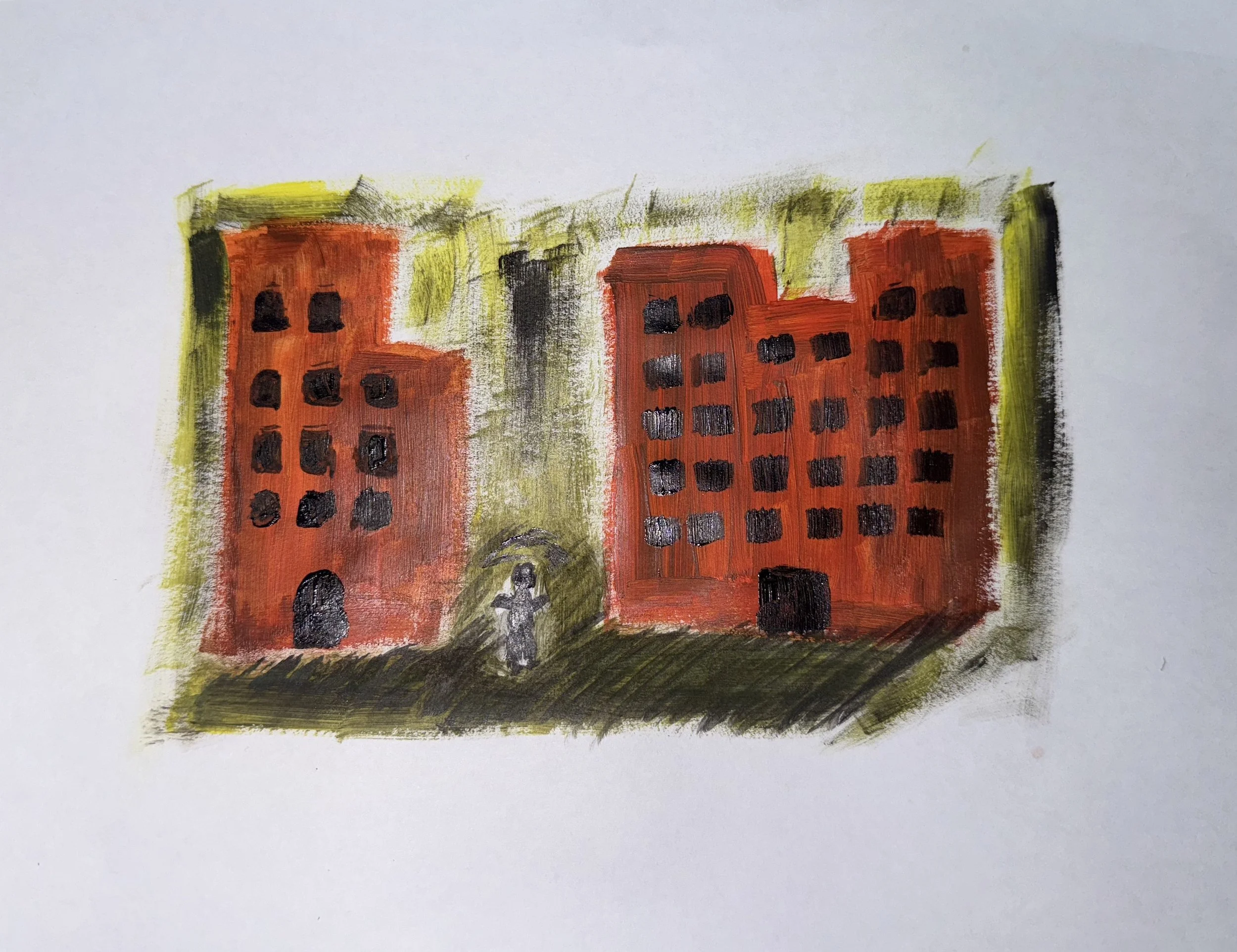 by D. "Kapag uuwi na dun mo mafefeel yung sorrow and like yung emptiness ba ng street. And yung lights nakakadagdag ng bigat, yung color niya."