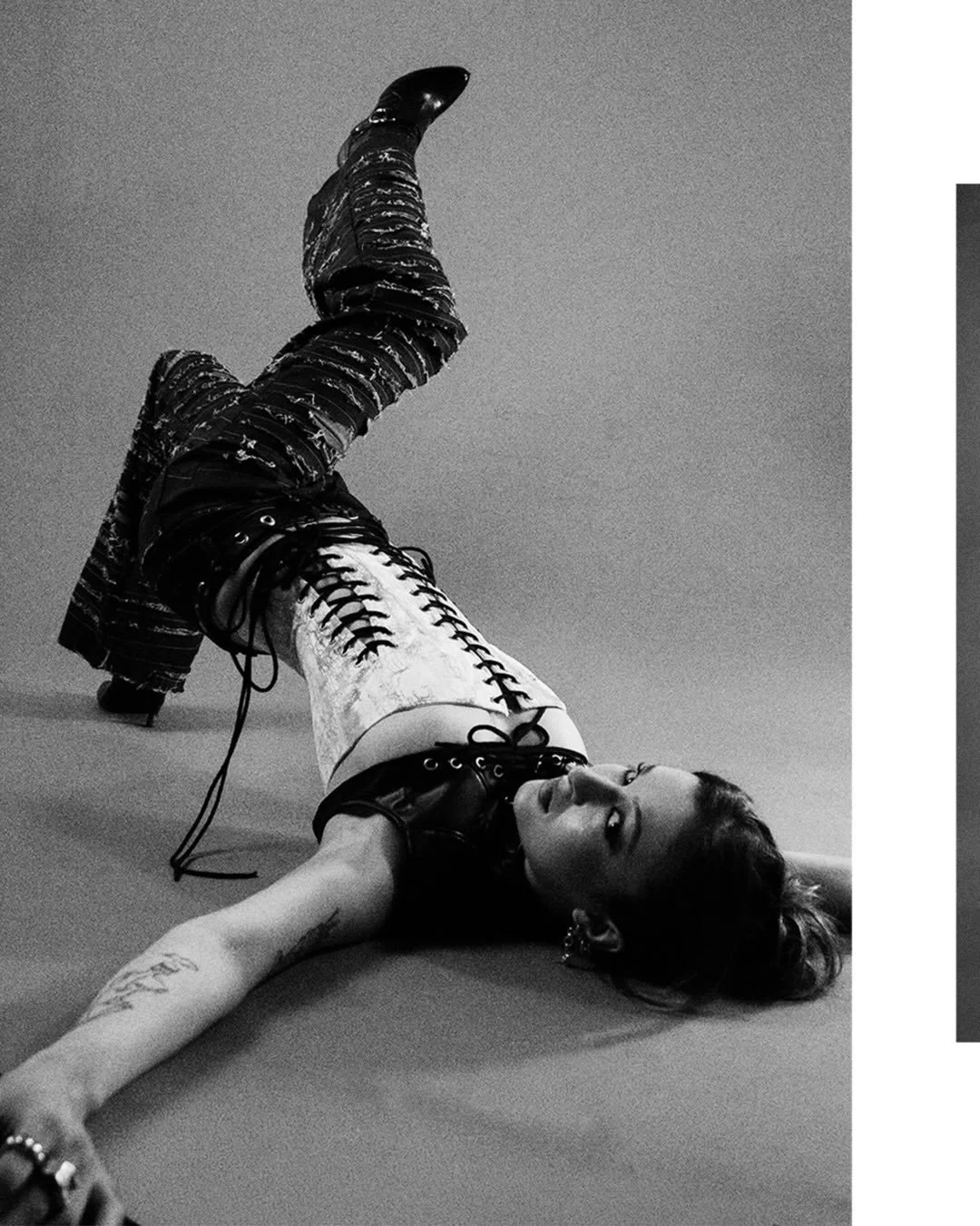 Peyton O&rsquo;Brien, designer and model, wearing look two from &ldquo;Damage Control&rdquo; created and designed by Grace Sena! 

Photographed by me of course<3