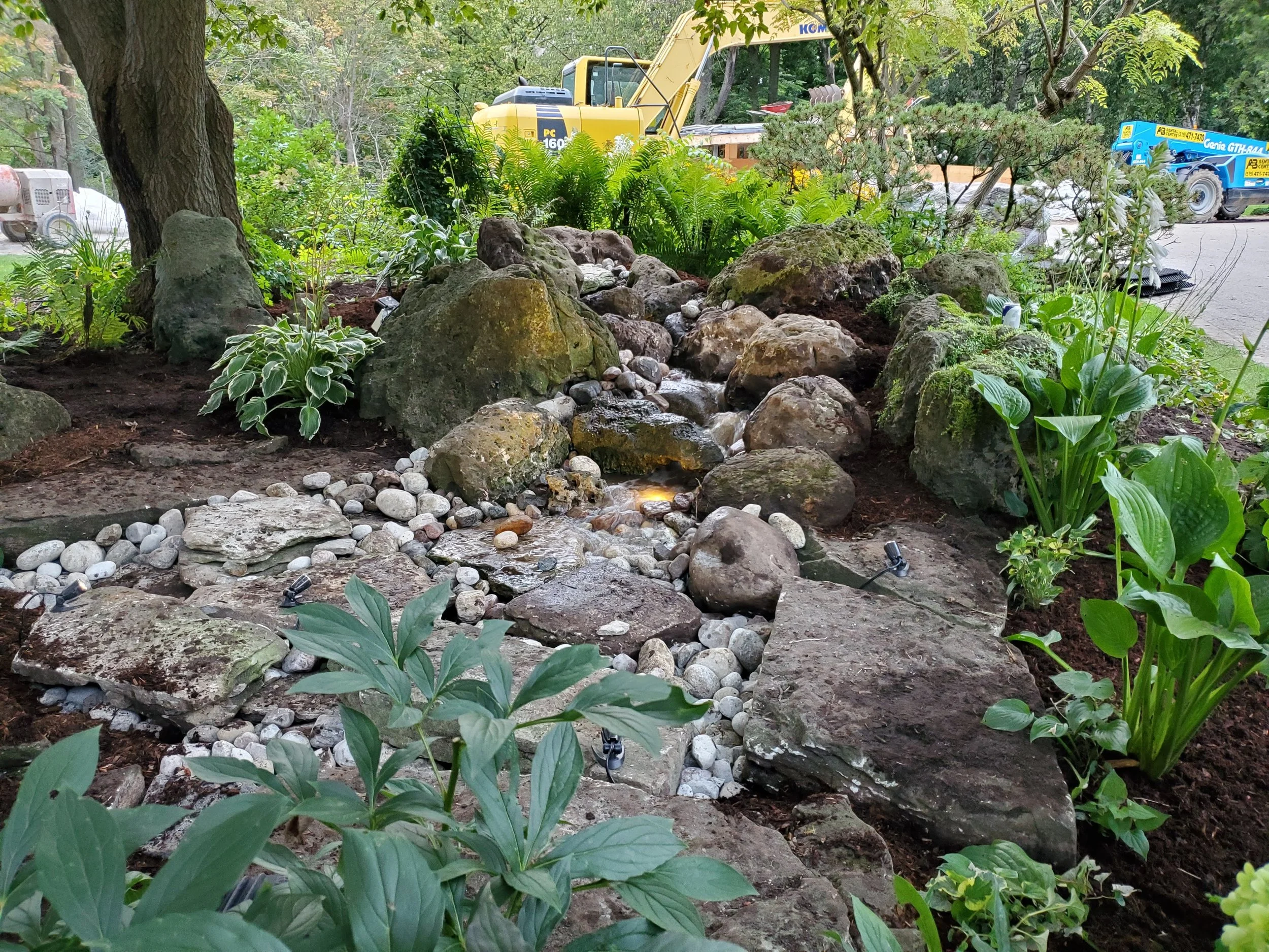 Caida de agua sin estanque, con depósito oculto, proyectos en Guanajuato, Agusacalientes, Querétaro y Jalisco