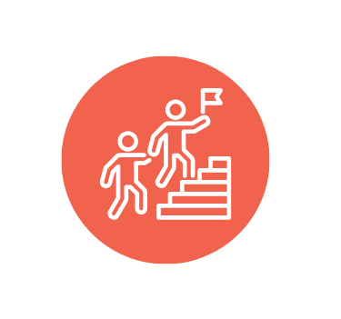 icon representing leadership development and business coaching