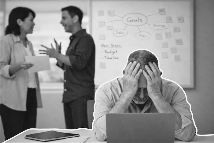 SME leadership team misaligned on priorities and direction causing confusion