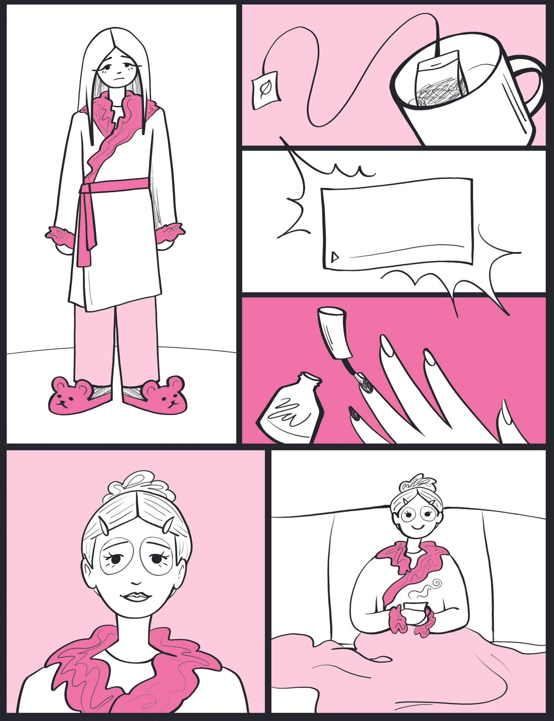 "Self Care Day" - 2025
Digitally drawn comic