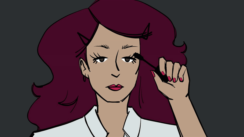 "Mascara" - 2024
Digitally animated gif