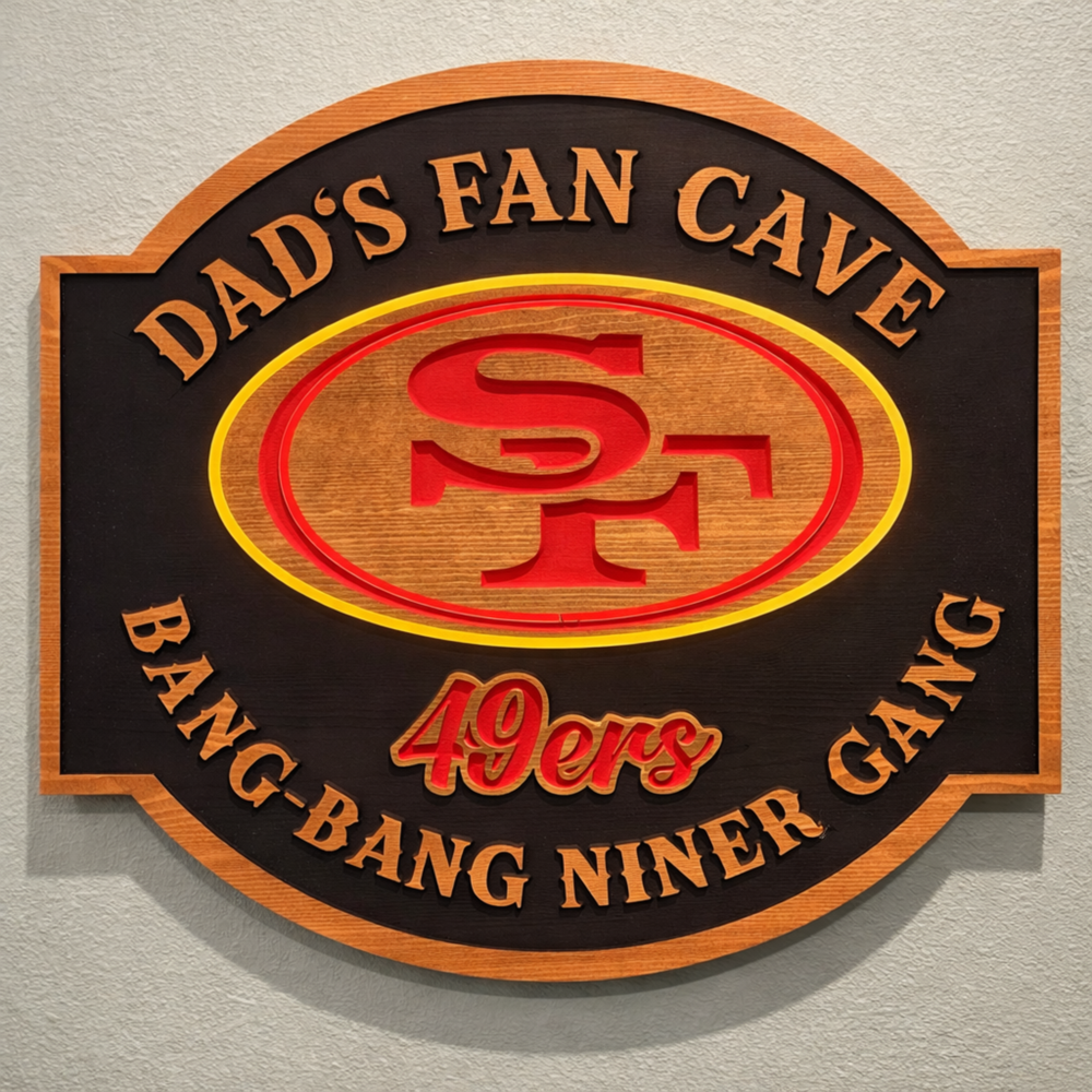 49ers Fan Cave Sign