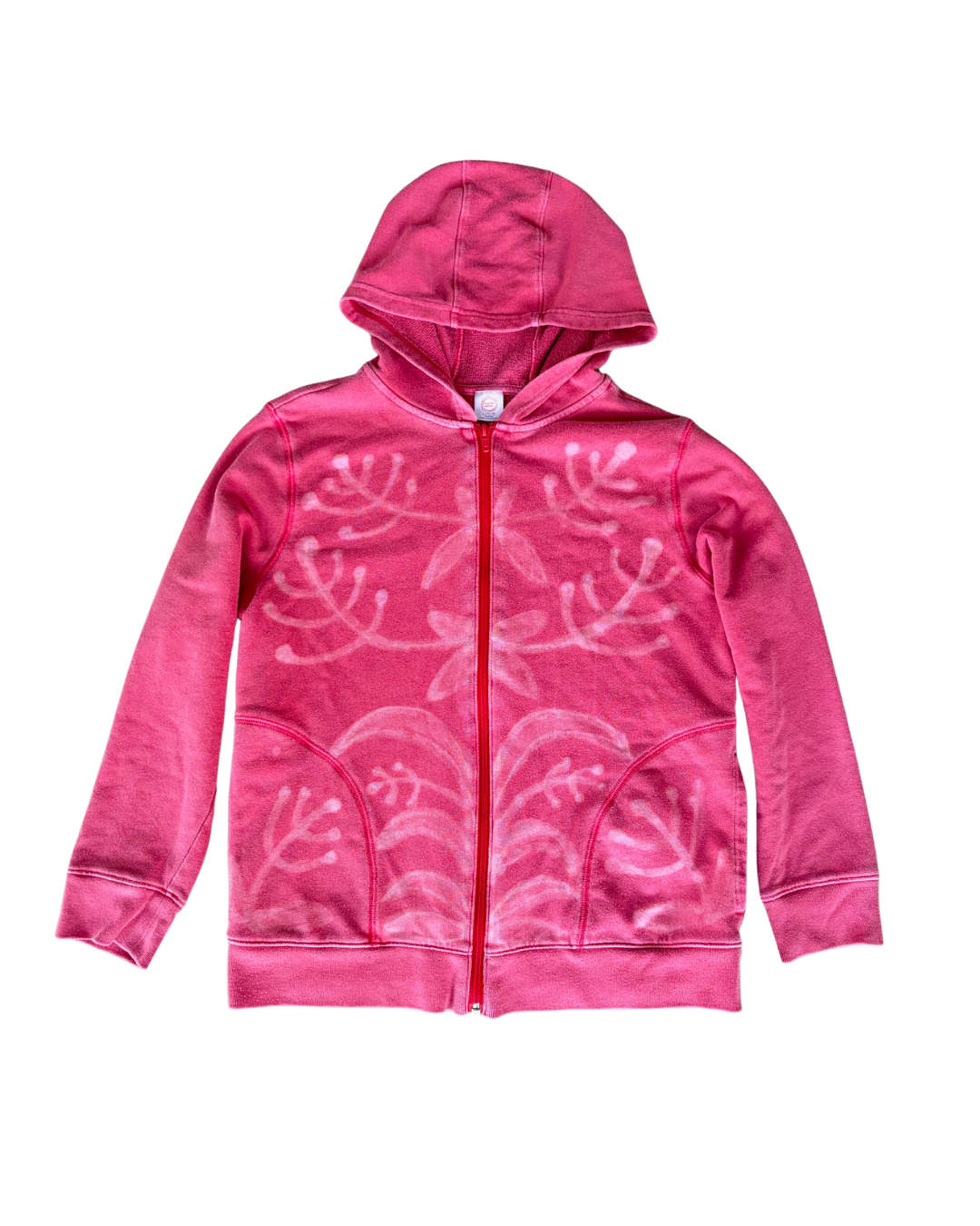 Pink Patterned Zip-up - S