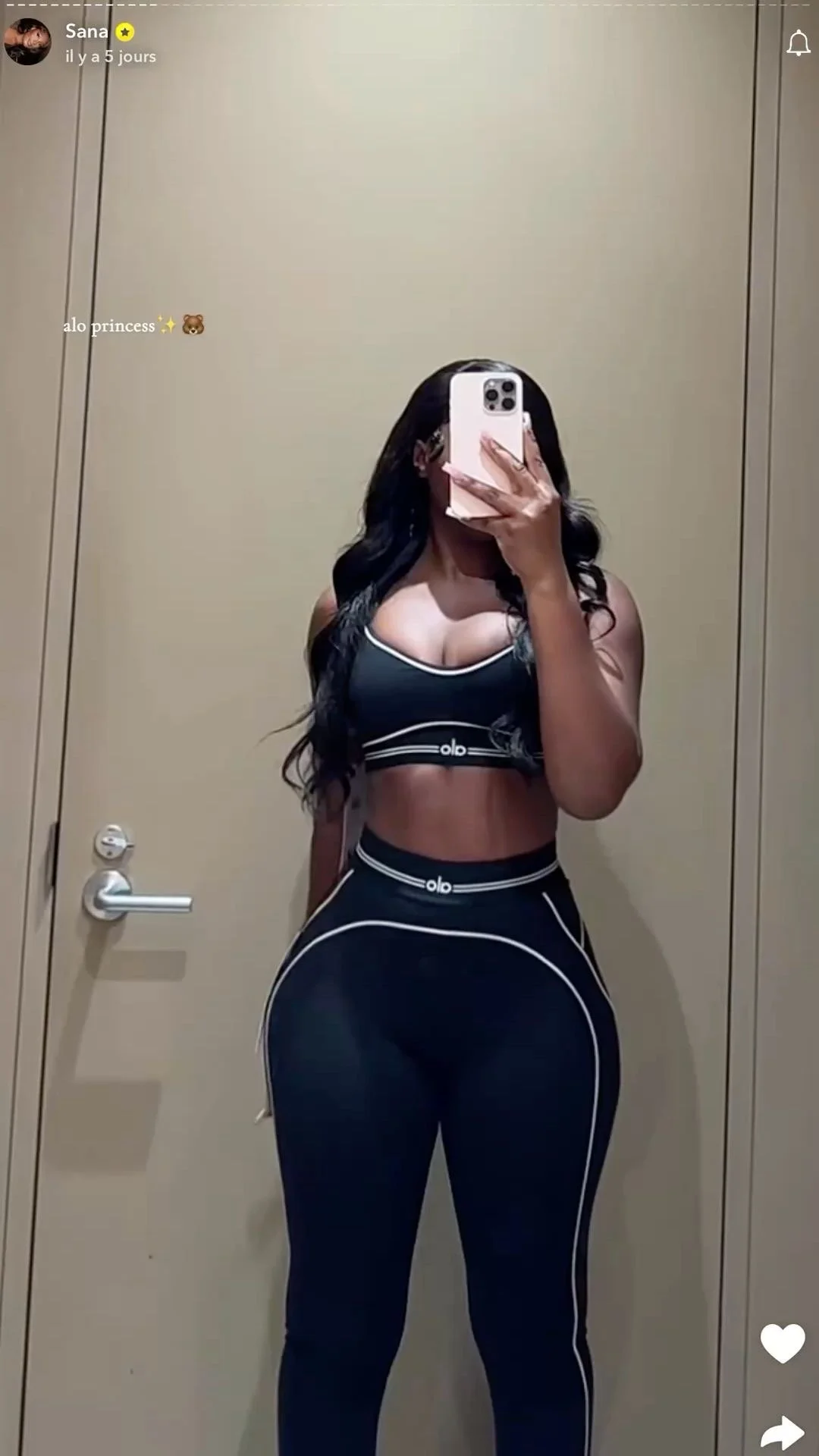 Black Alo Two Piece Set