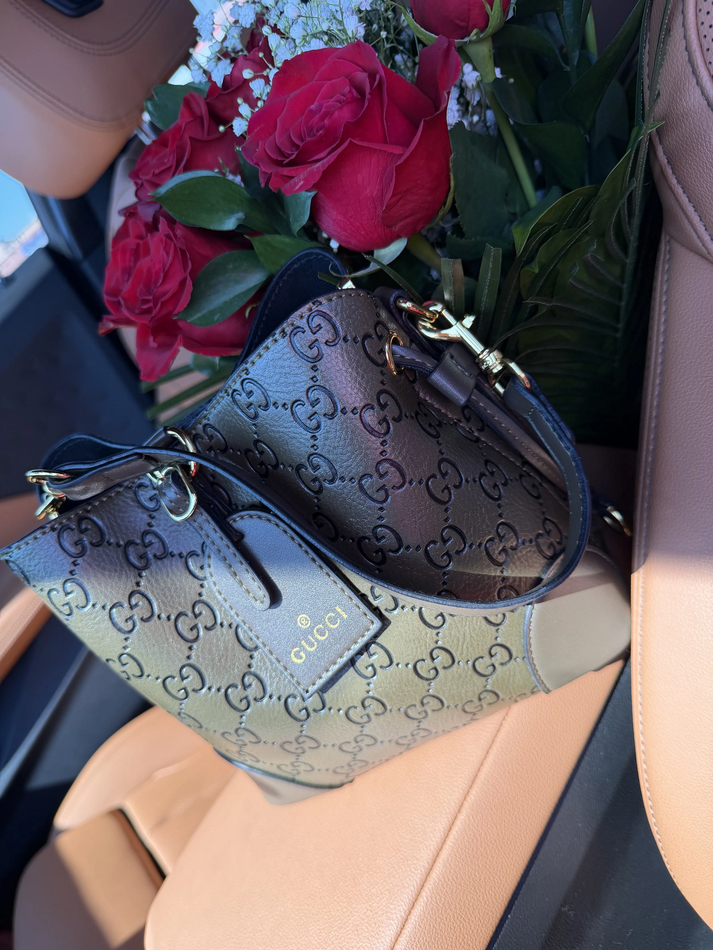 GG Green Bucket Bag