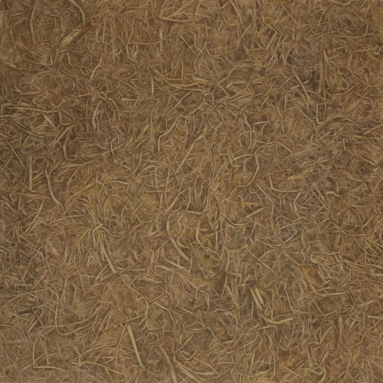  There’s Still a Lot of Straw, and It’s Very Messy (3)
 
 Ink on rice paper
 
 111.5 x 111.5 cm, 2025 
