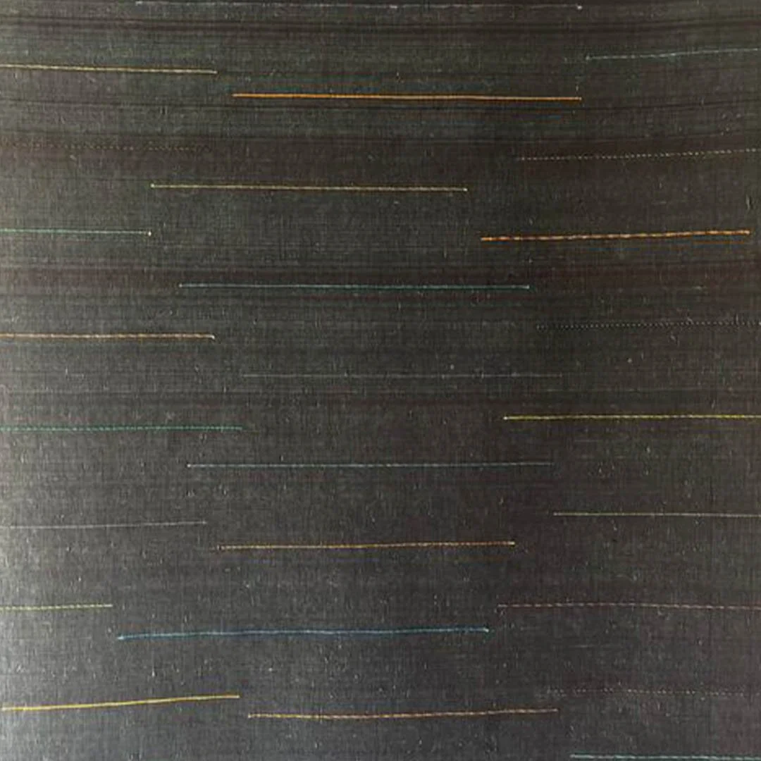  Banda Sea 
 Woven plastic ropes, cotton and plastic threads 
 103 x 175 cm, 2022 