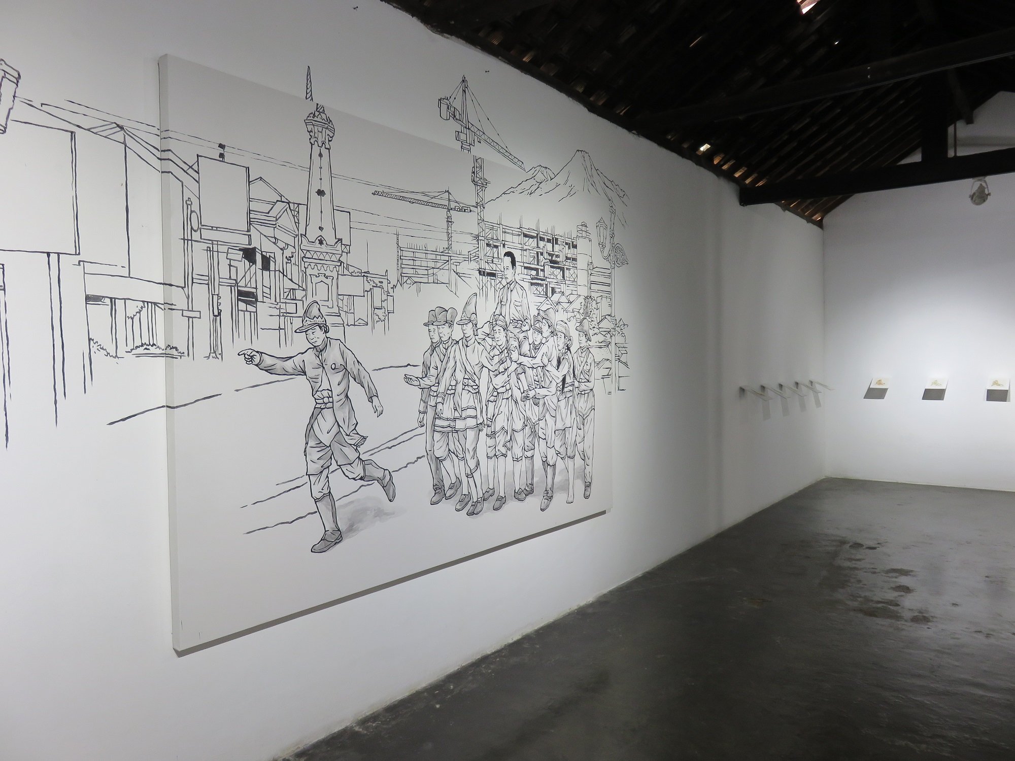  Friction & Prajurit Kalah Tanpa Raja 
 Abshar Platisza, Prihatmoko Moki 
 29 June - 23 July, 2016 
 REDBASE Foundation Indonesia 