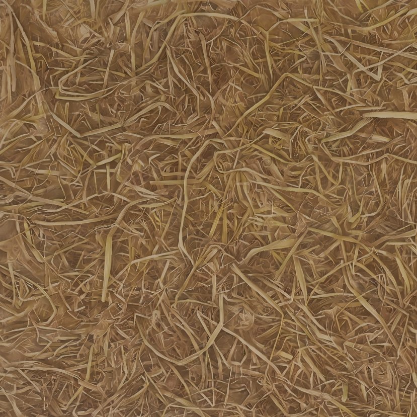  There’s Still a Lot of Straw, and It’s Very Messy (6)
 
 Ink on rice paper
 
 55.5 × 55.5 cm, 2025 