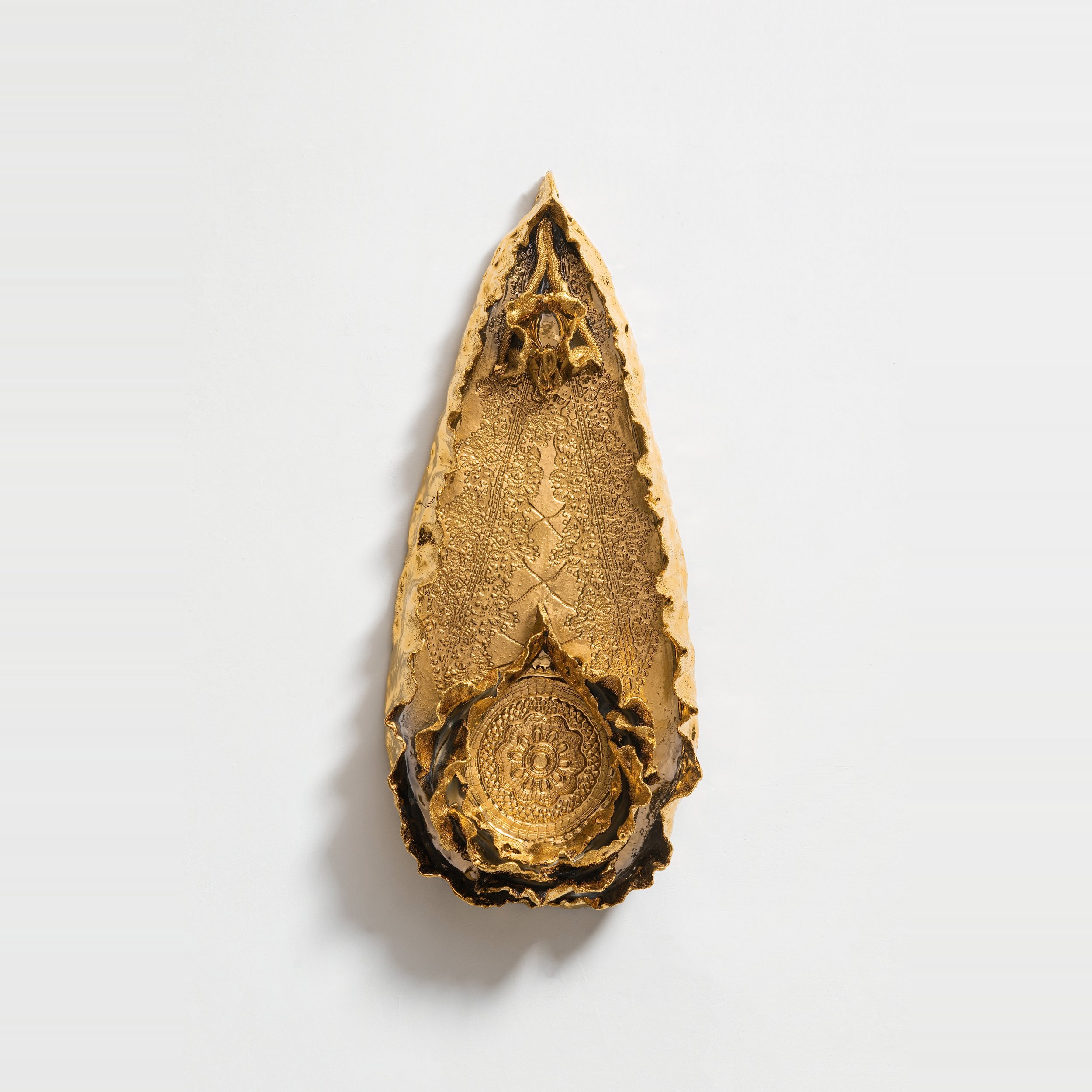  Our God is Great #2025536 
 ceramic with gold chroming 
 56 x 23.5 x 10.5cm, 2025 