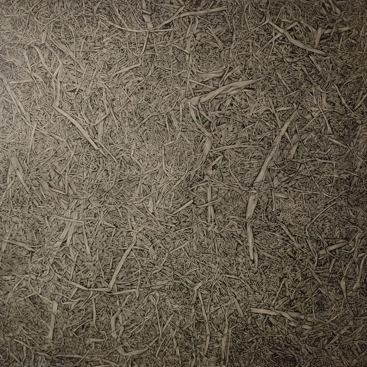  There’s Still a Lot of Straw 
 Woodblock print (Edition of 99)
 
 67.5 × 67.5 cm, 2025 