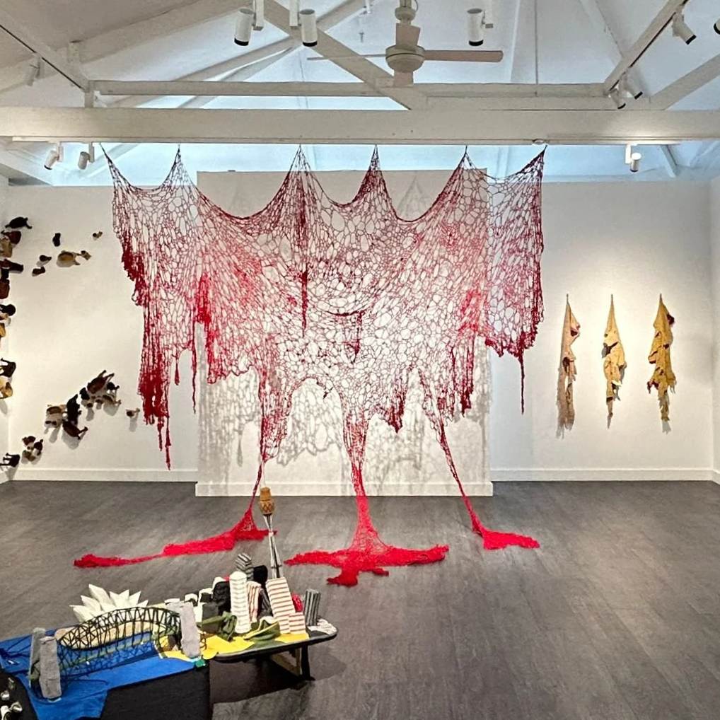  Silent Threads 
 Yin Xiuzhen, Faelerie 
 20 January - 24 February, 2024 
 REDBASE Art Sydney 