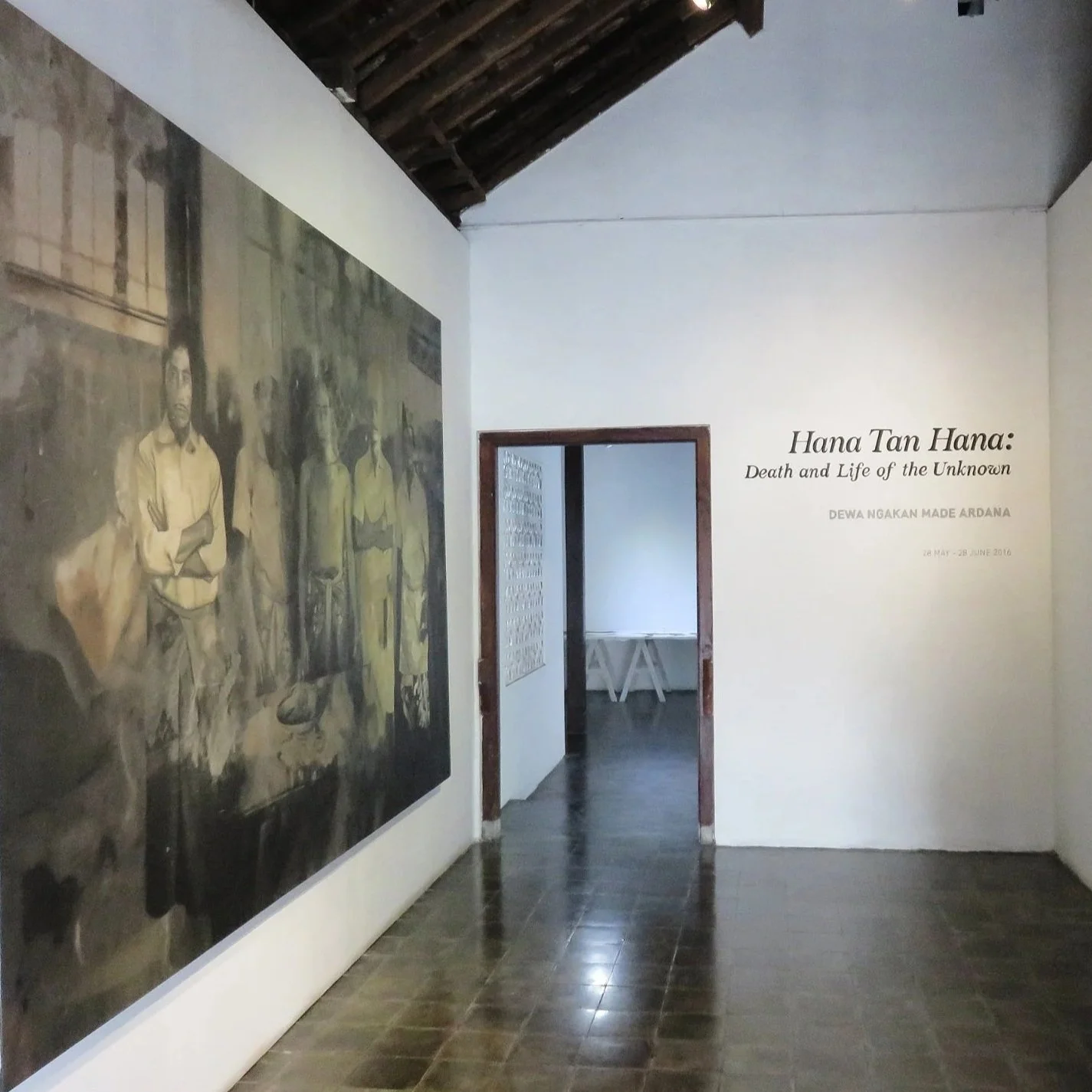  FHana Tan Hana: Death and Life of the Unknown 
 I Dewa Ngakan Made Ardana 
 28 May - 28 June, 2016 
 REDBASE Foundation Indonesia 