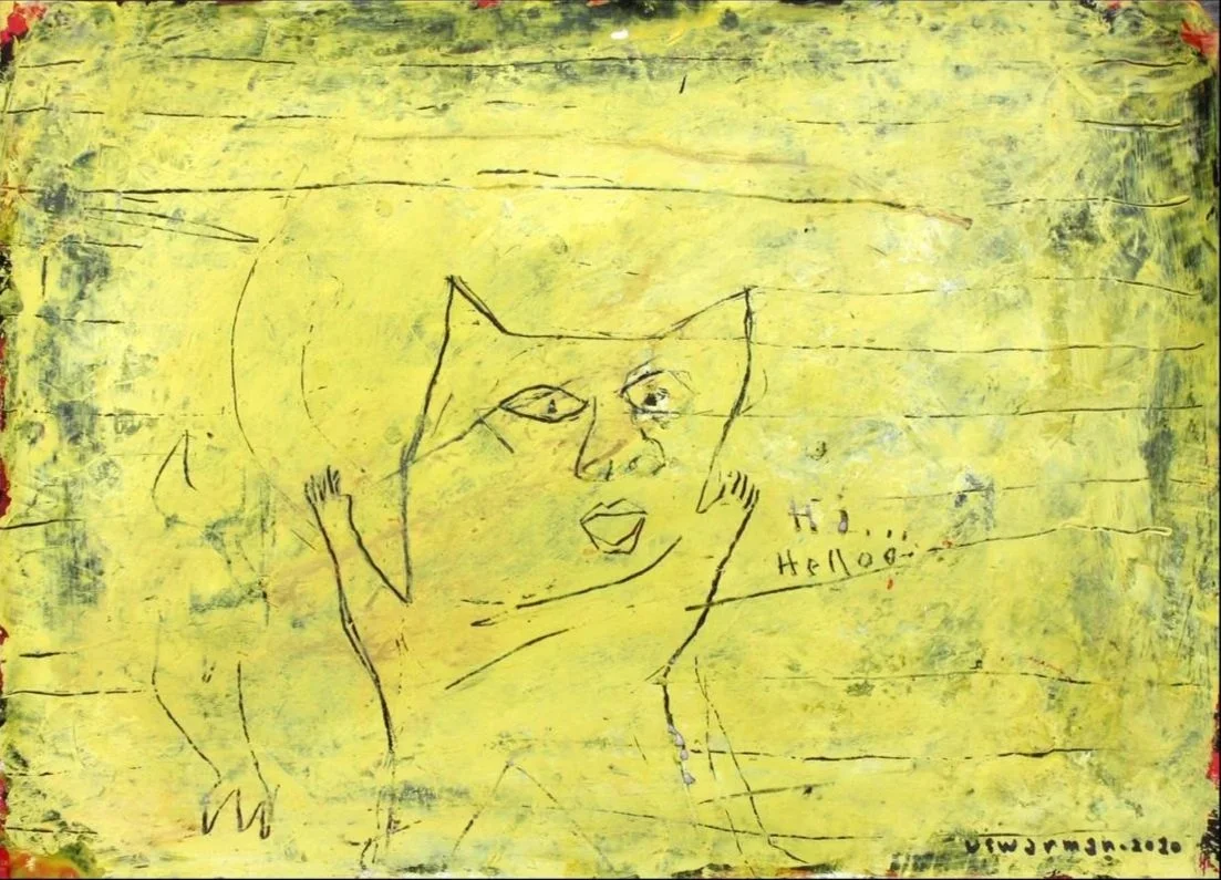  Figur Kuning 
 Acrylic on canvas 
 52 cm x 58 cm, 2010 