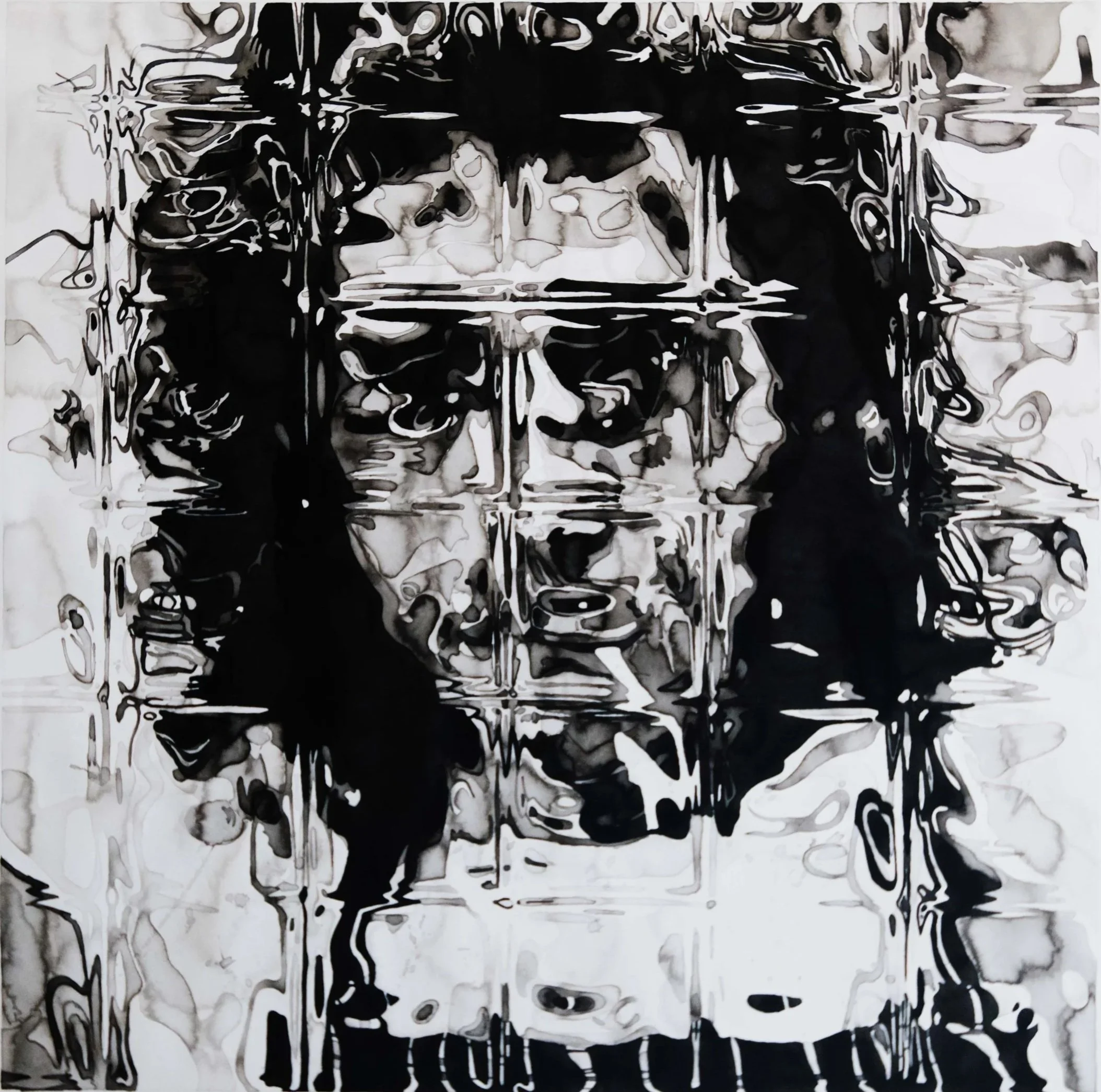  Just A Man 
 Ink on paper 
 120 cm x 130 cm, 2019 