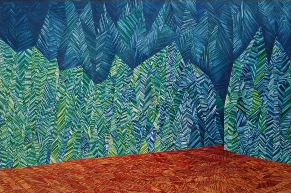  Silent Road 
 Acrylic on Canvas 
 100cm x 150cm, 2020 