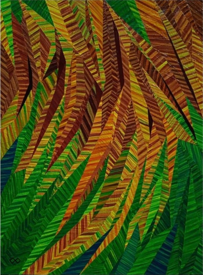  Bentang Alam #1 
 Acrylic on Canvas 
 60cm x 80cm, 2024 