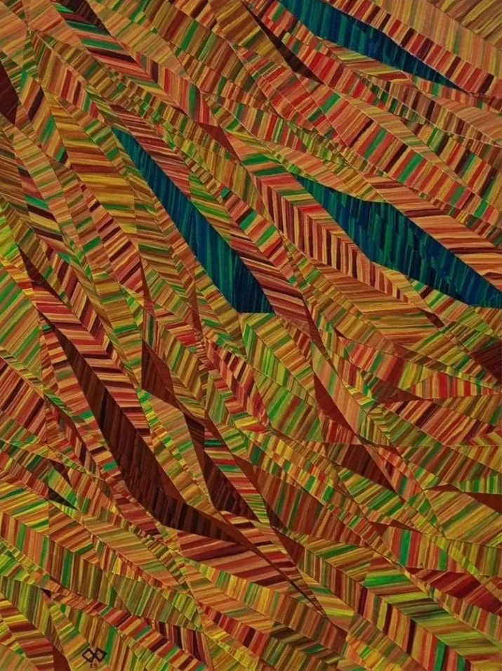  Bentang Alam #3 
 Acrylic on Canvas 
 60cm x 80cm, 2025 