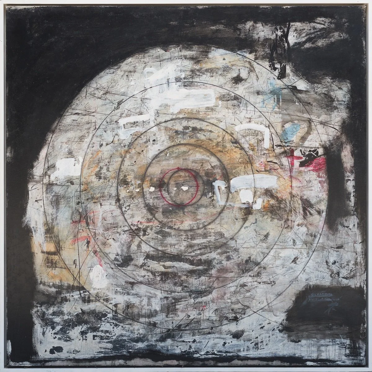  Unfocus 
 Acrylic on canvas 
 150 cm x 150 cm, 2017 