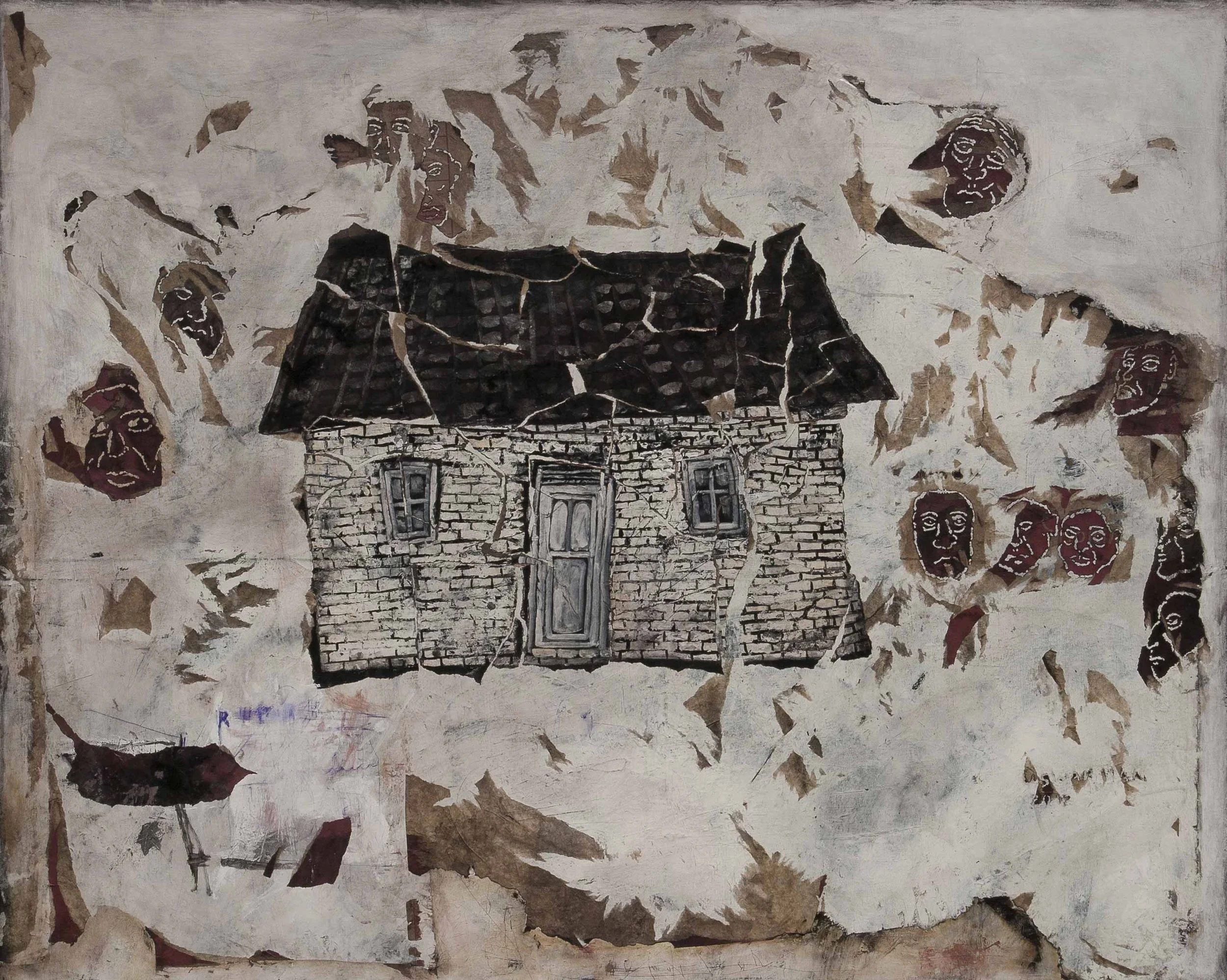  Uswarman 
 Dalam Kenangan (In Memory) 
 acrylic on canvas 
 130 cm x 150 cm, 2012 