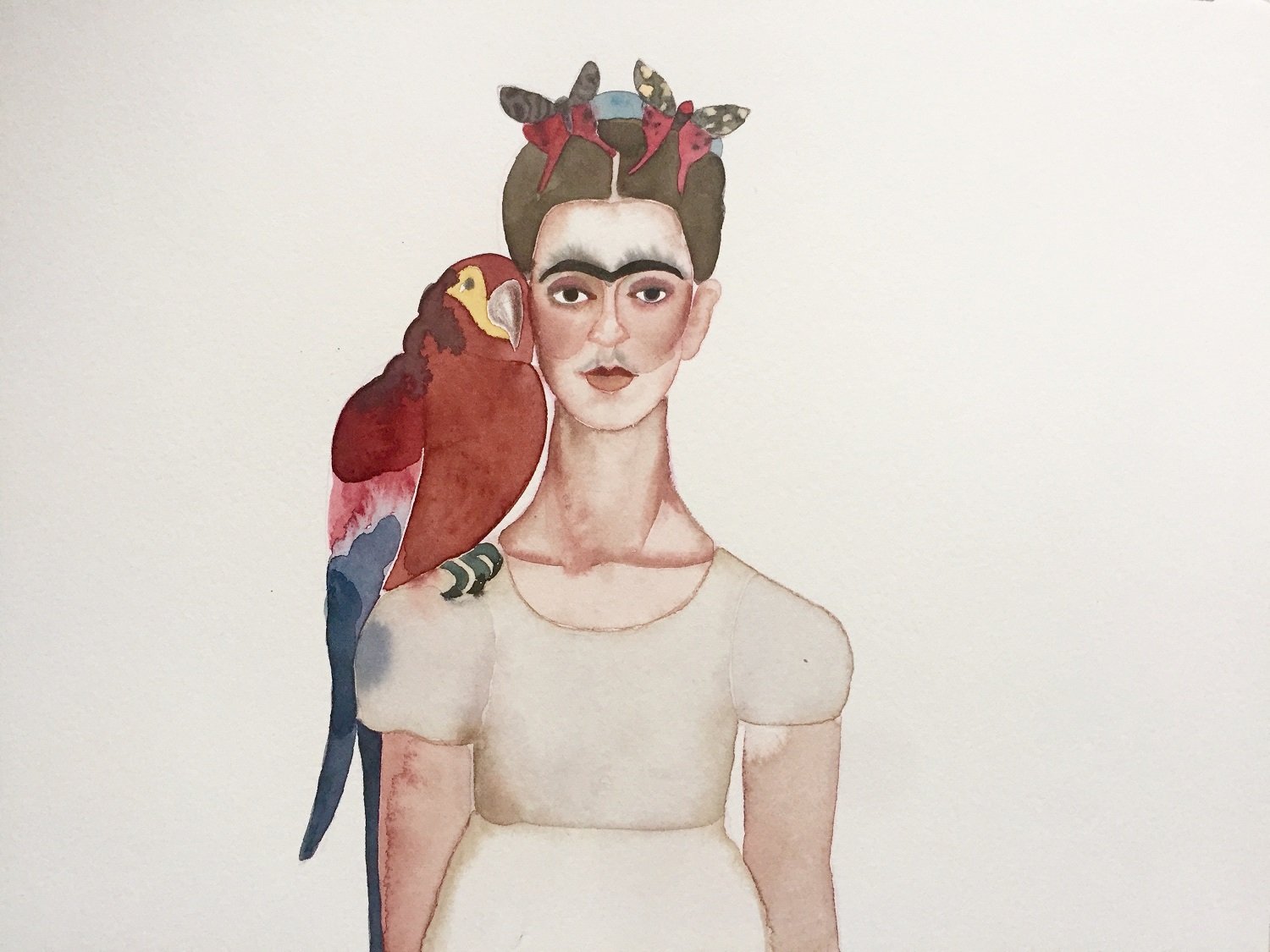  Zhu Xingguo 
 Portrait 
 Watercolor on paper 
 32 cm x 48 cm, 2014 